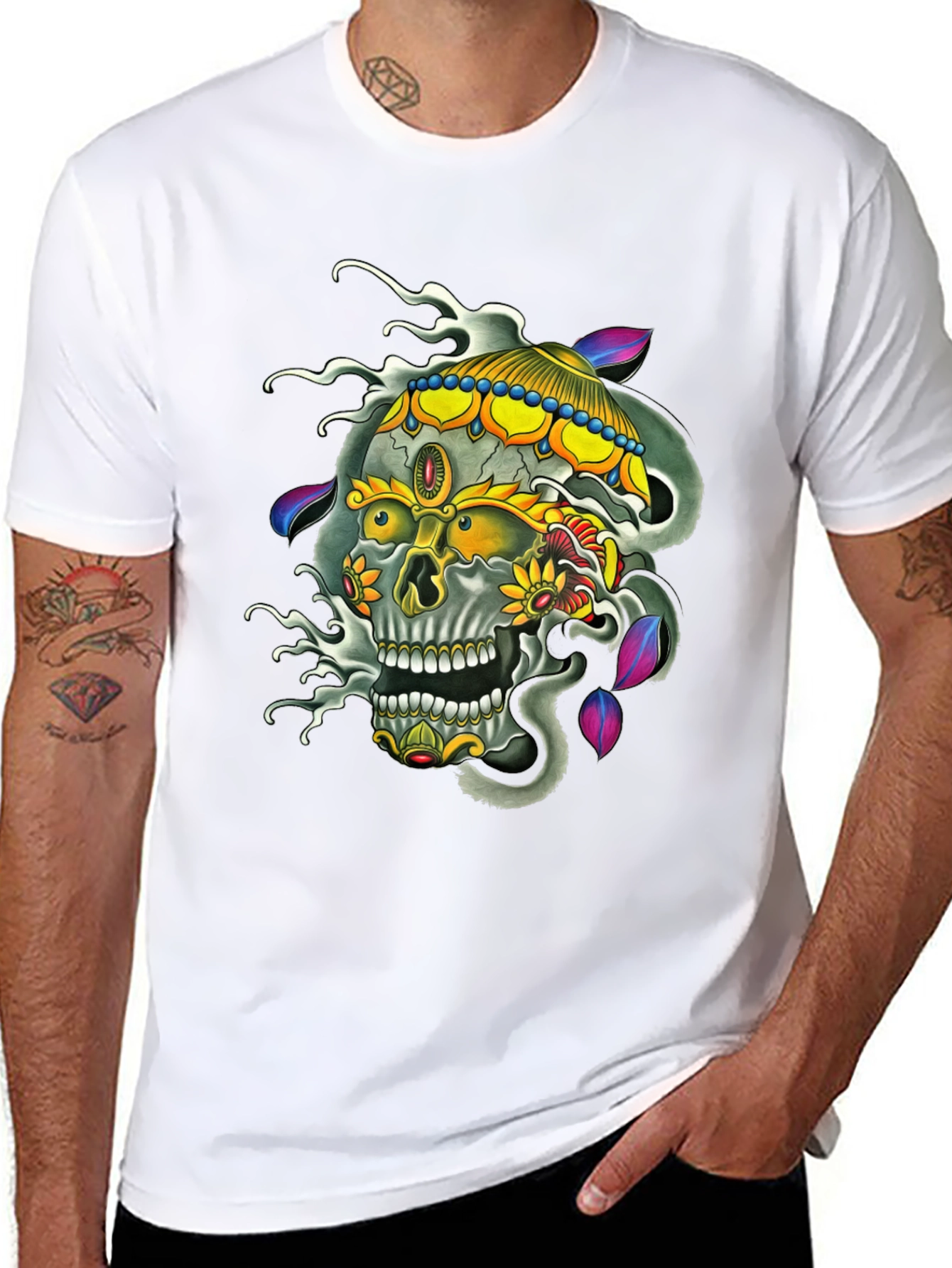 Skull T-Shirt: Edgy Graphic Print