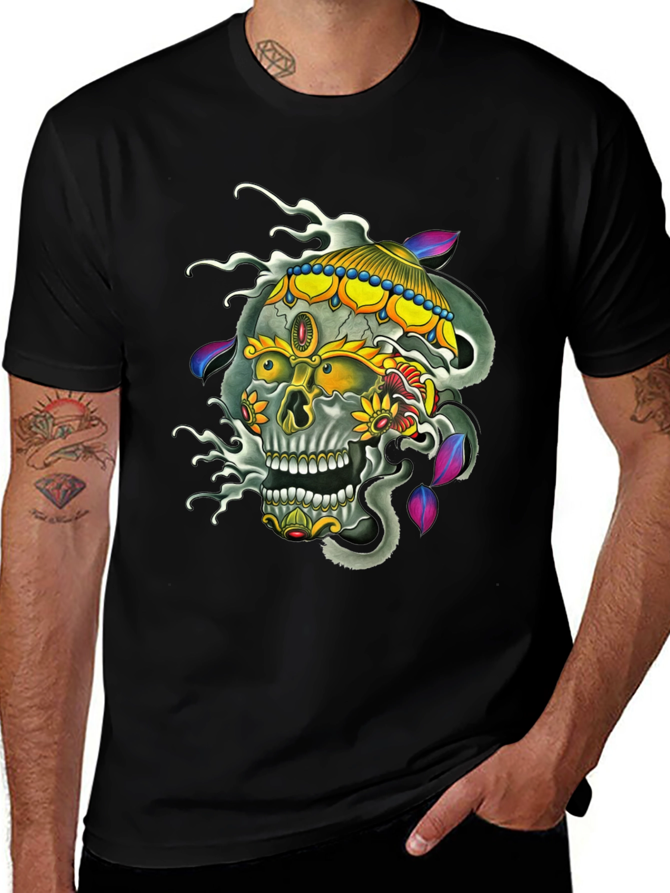 Skull T-Shirt: Edgy Graphic Print