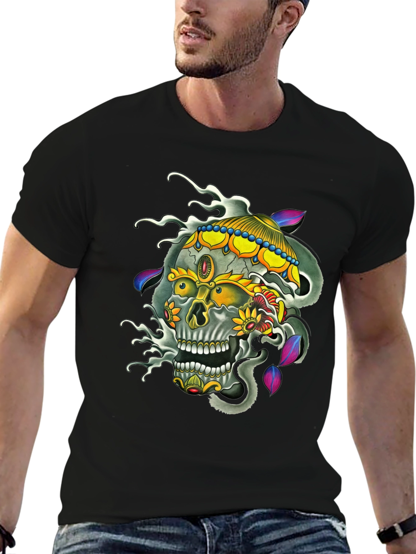 Skull T-Shirt: Edgy Graphic Print
