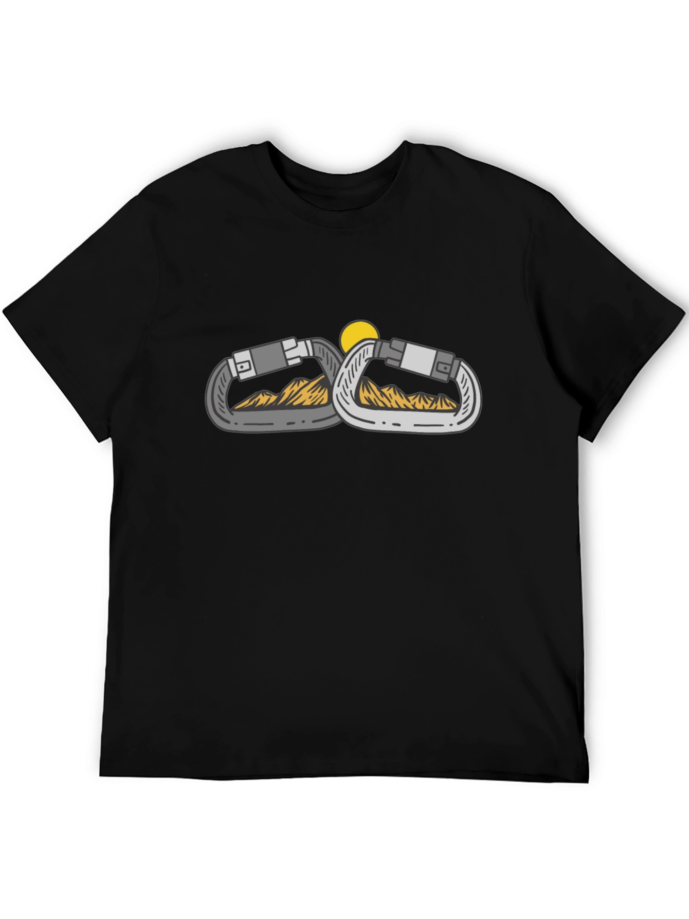 Climbing Carabiner Graphic Tee - Adventure Awaits