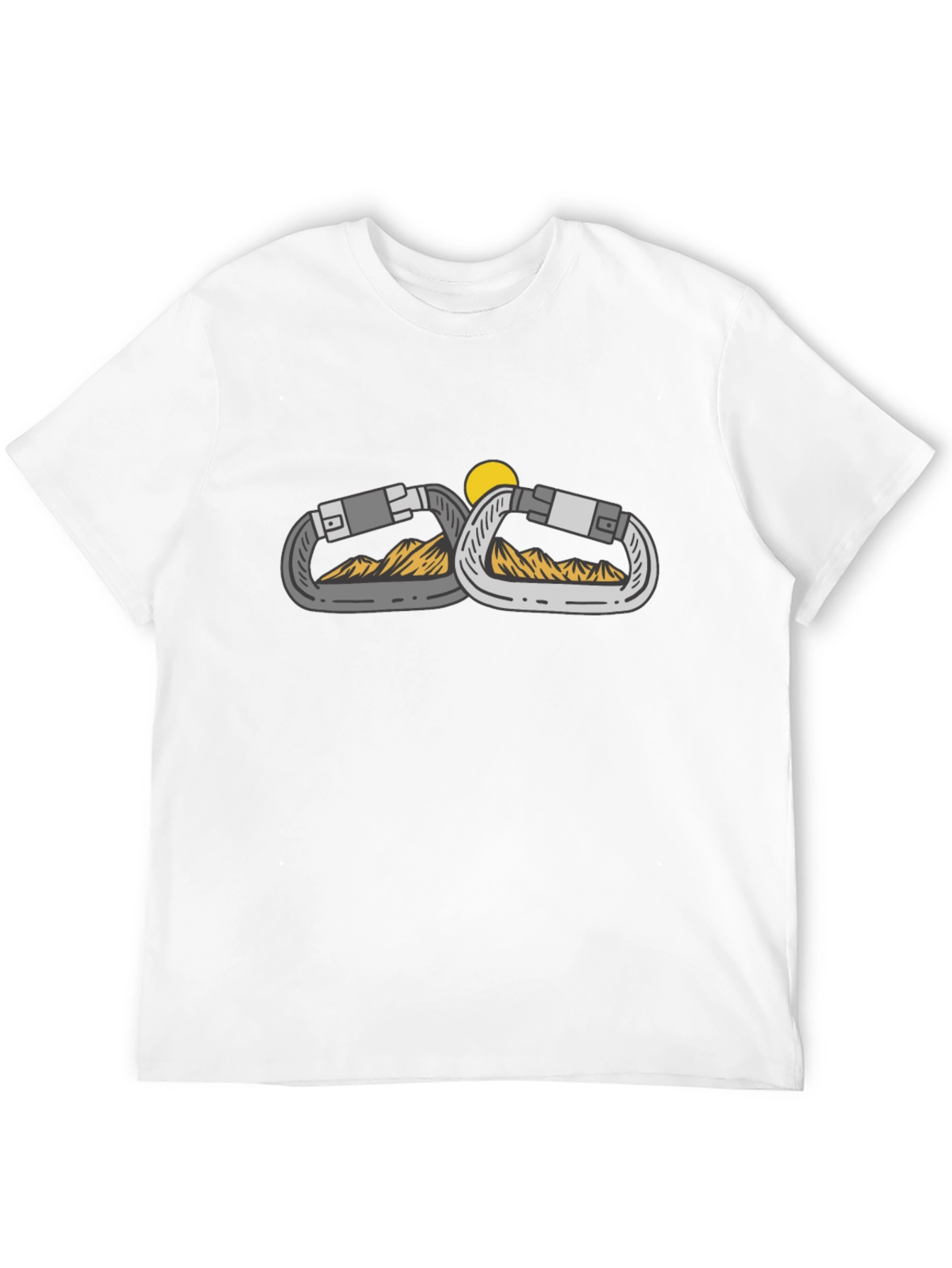 Climbing Carabiner Graphic Tee - Adventure Awaits