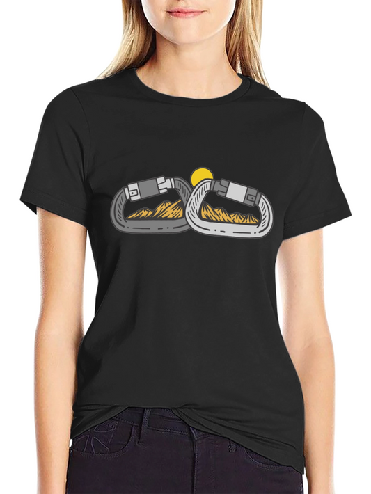 Climbing Carabiner Graphic Tee - Adventure Awaits
