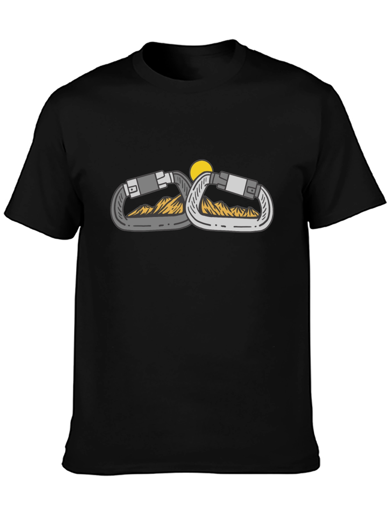 Climbing Carabiner Graphic Tee - Adventure Awaits