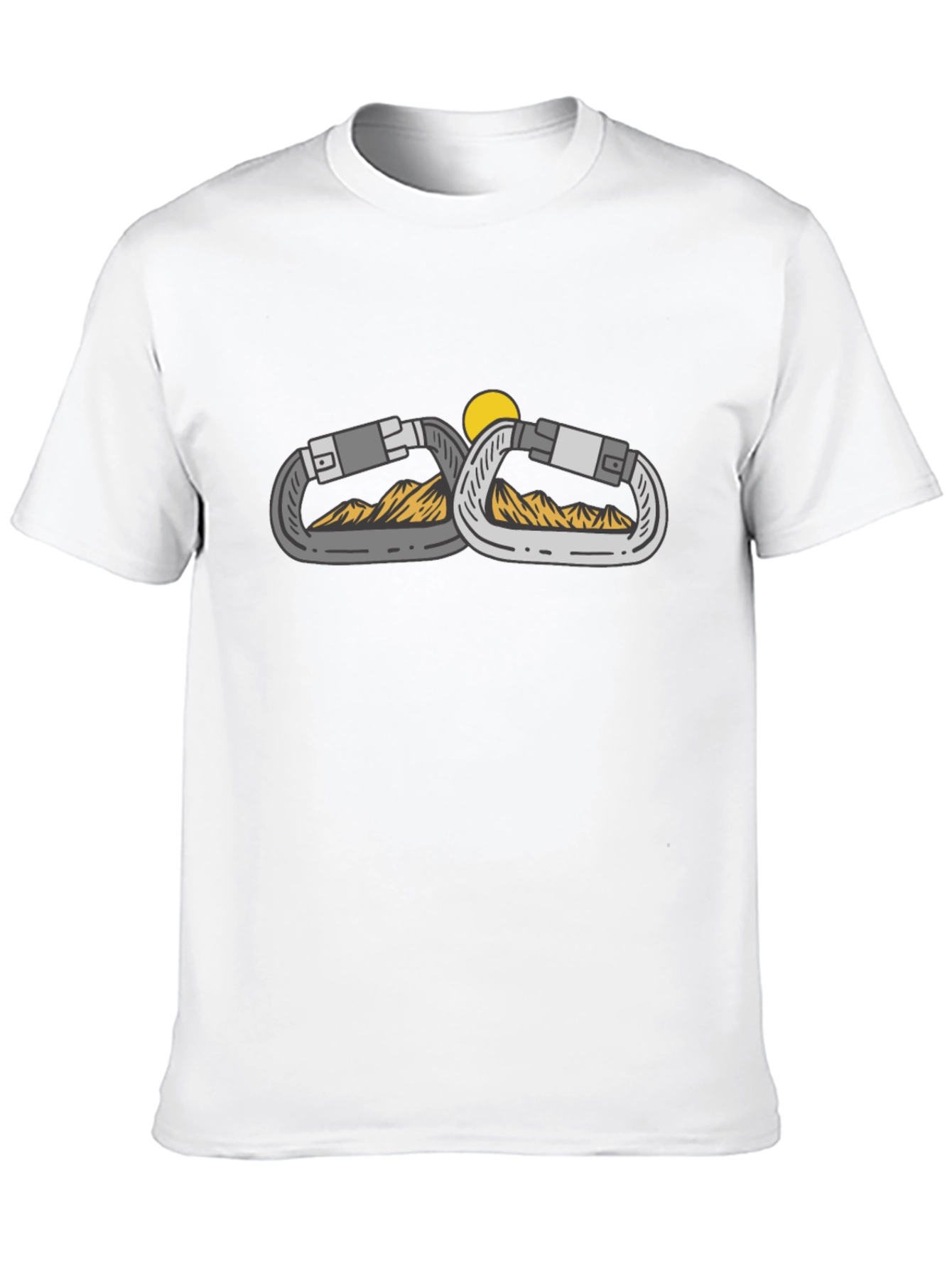 Climbing Carabiner Graphic Tee - Adventure Awaits