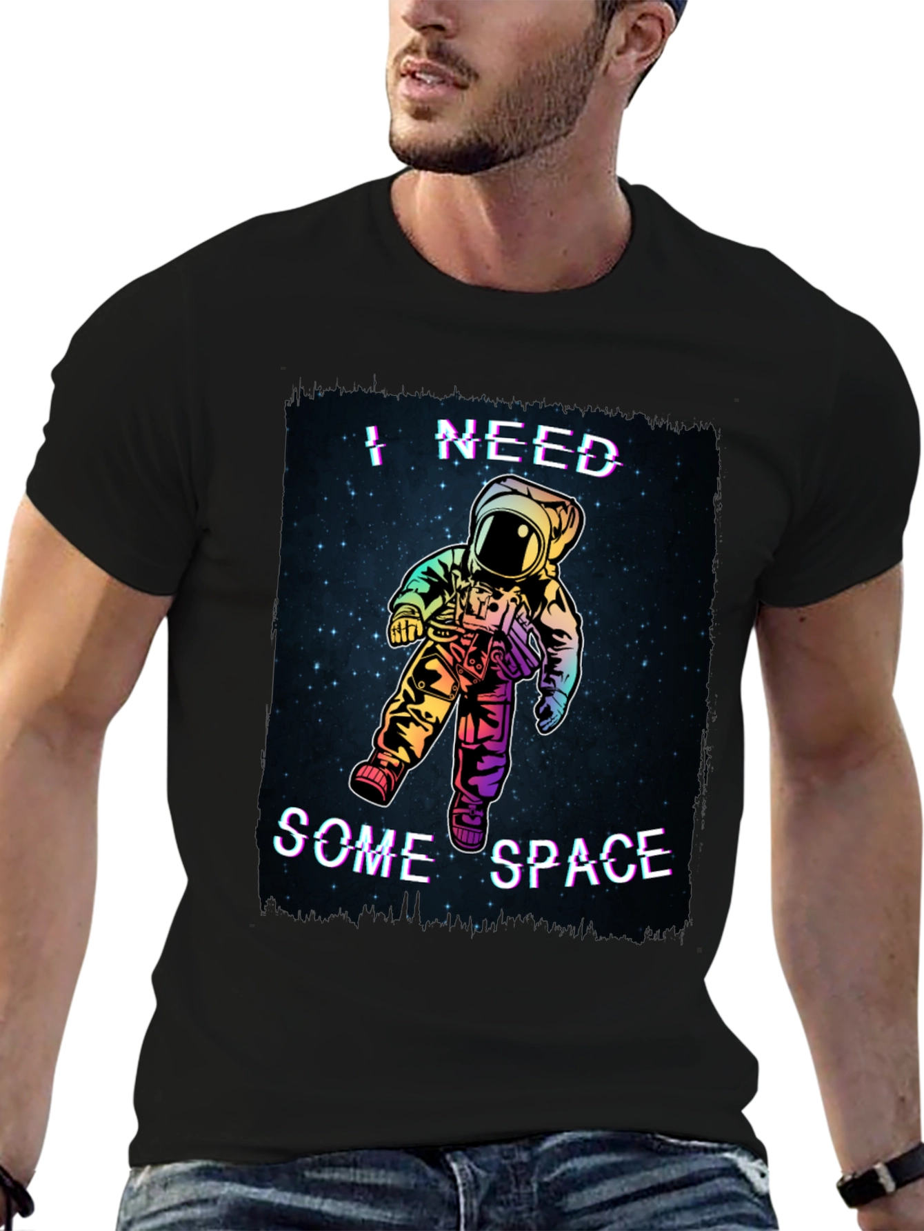 I Need Some Space Astronaut Graphic T-Shirt