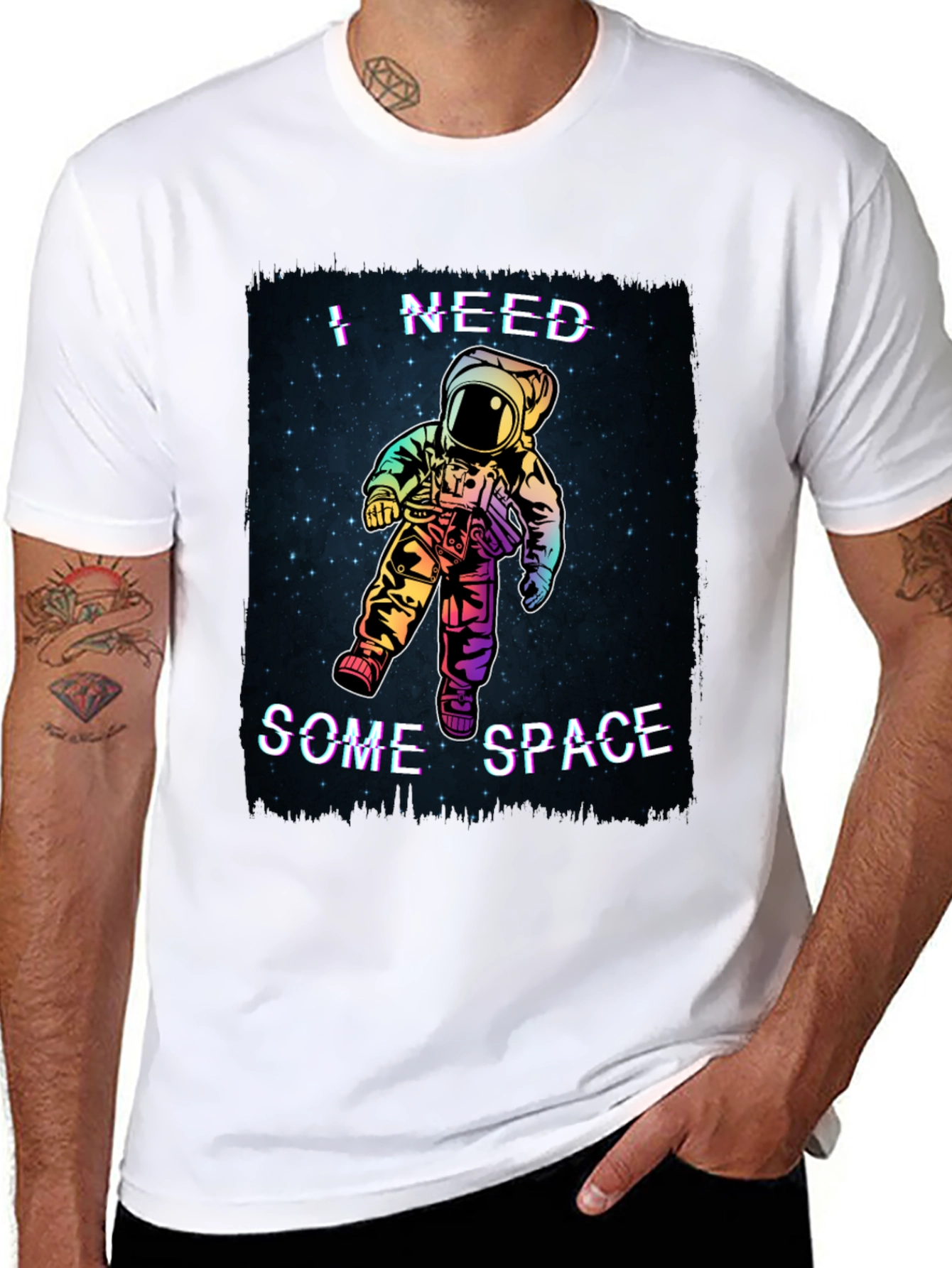 I Need Some Space Astronaut Graphic T-Shirt