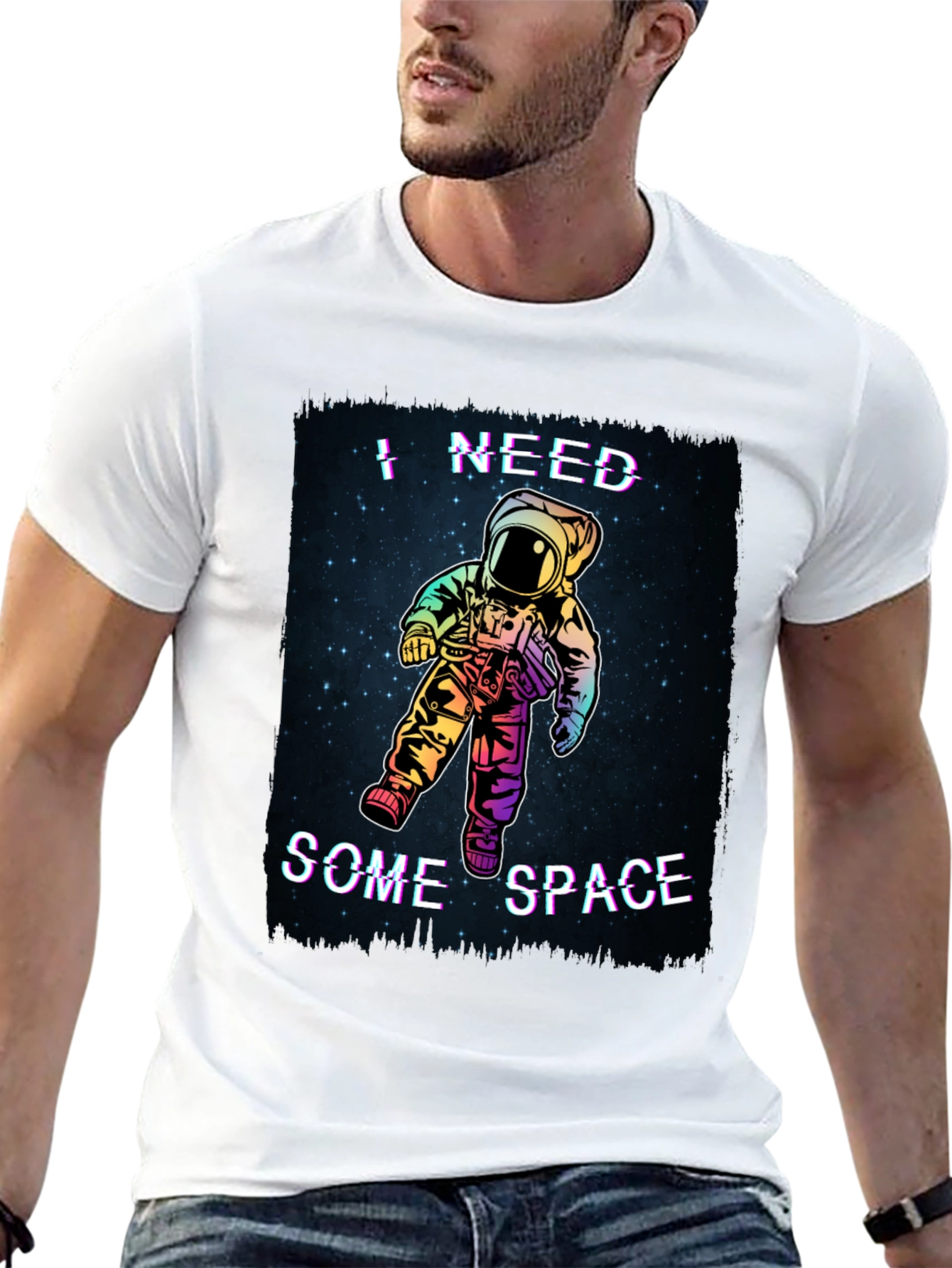 I Need Some Space Astronaut Graphic T-Shirt