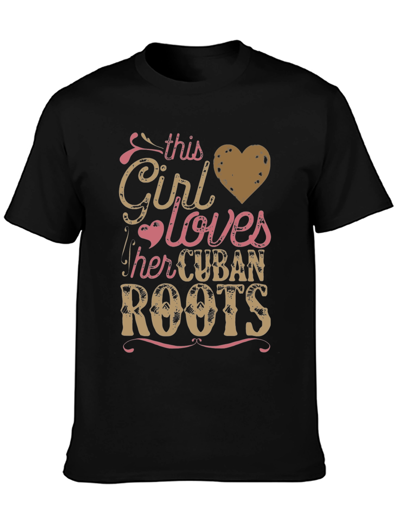 Cuban Roots T-Shirt - This Girl Loves Cuba Tee