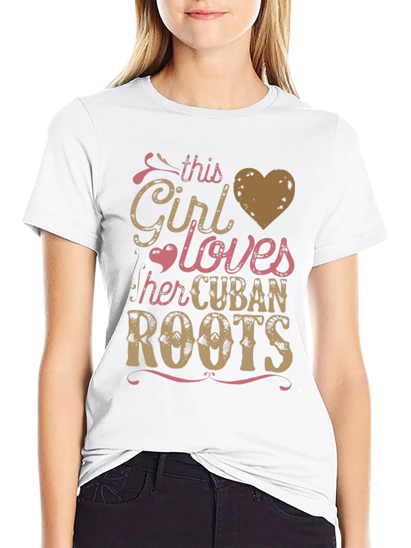 Cuban Roots T-Shirt - This Girl Loves Cuba Tee