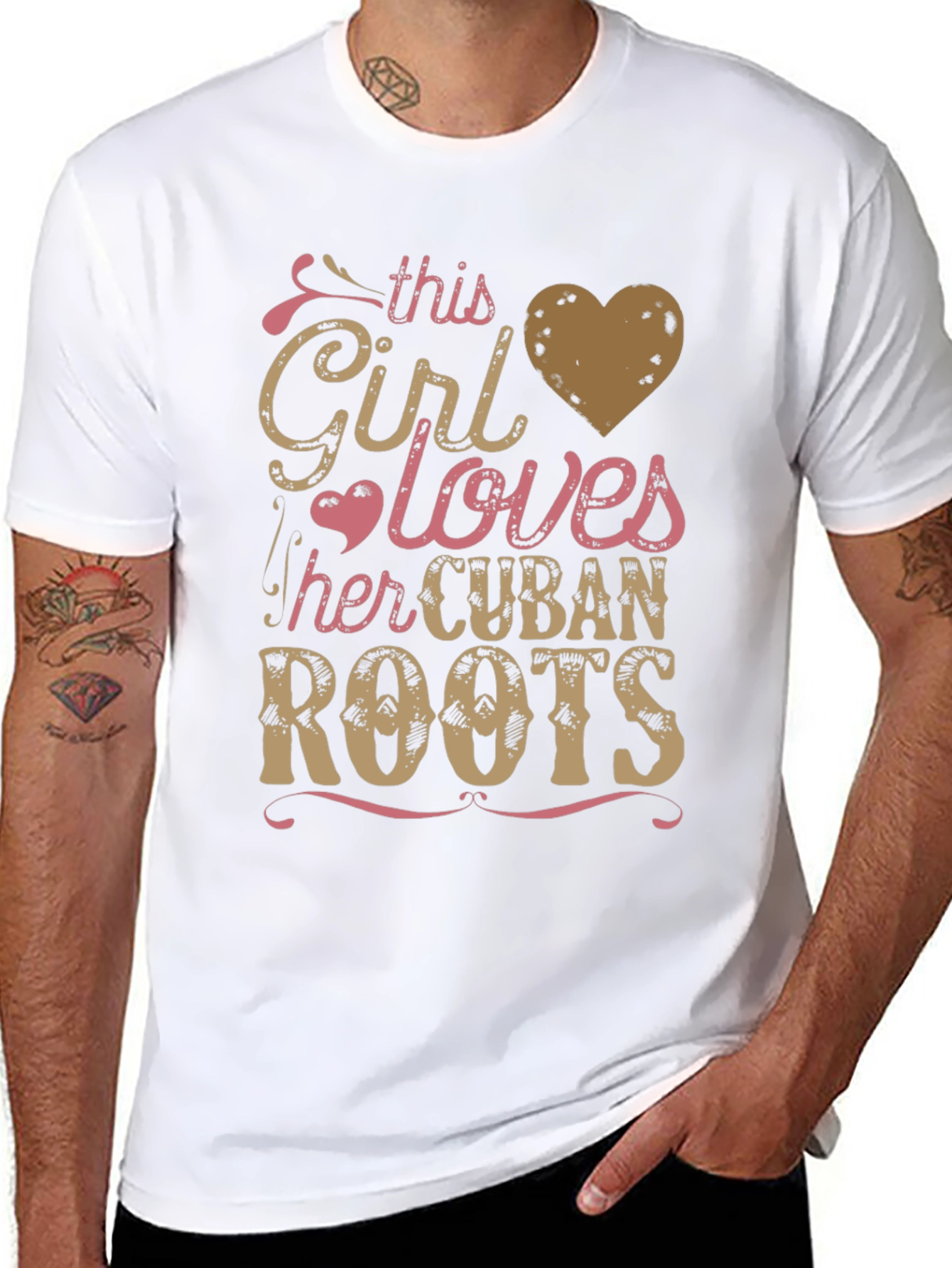 Cuban Roots T-Shirt - This Girl Loves Cuba Tee