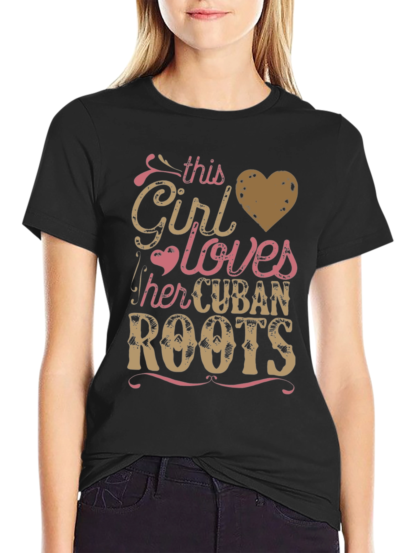 Cuban Roots T-Shirt - This Girl Loves Cuba Tee