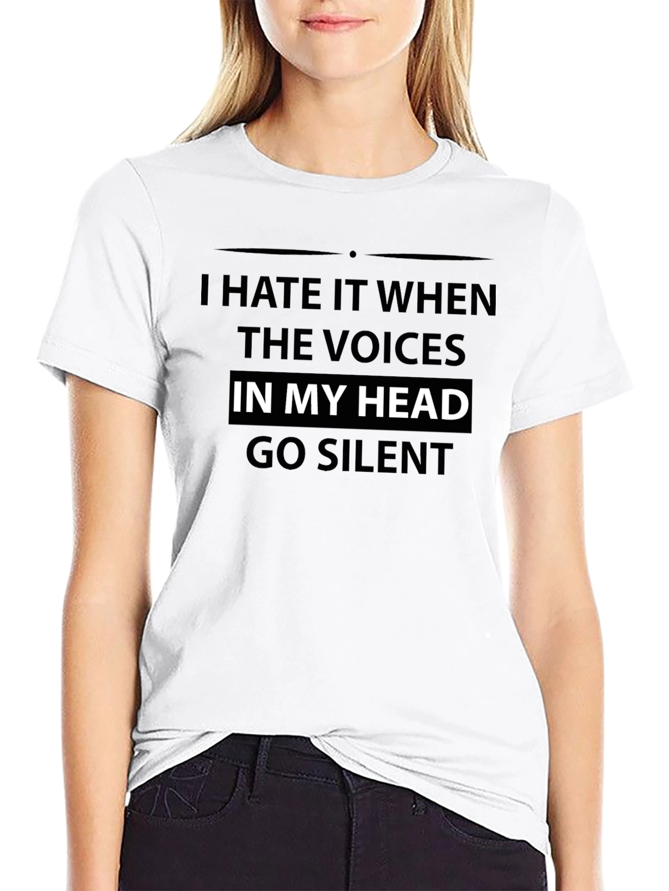Funny Voices in My Head Graphic T-Shirt