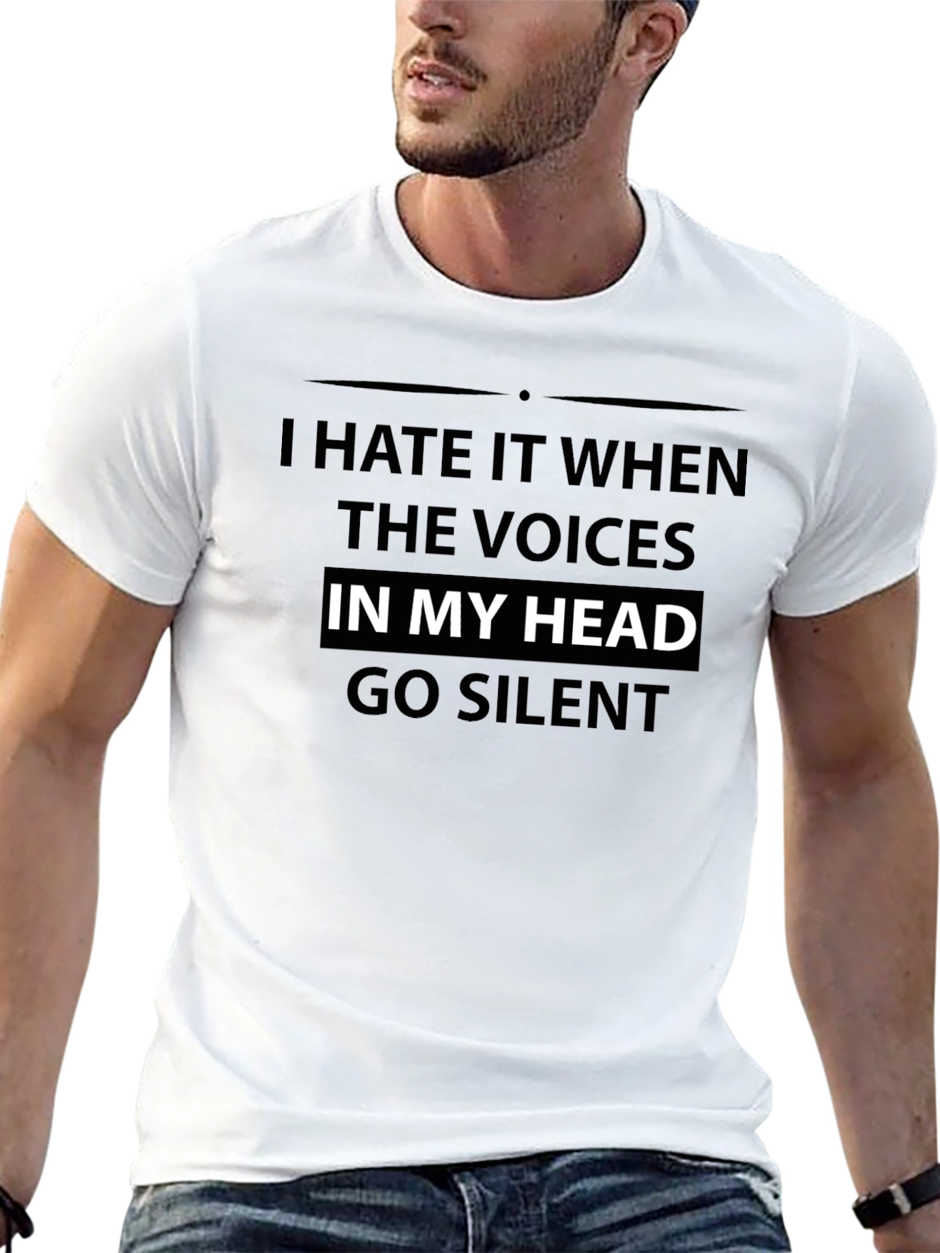 Funny Voices in My Head Graphic T-Shirt