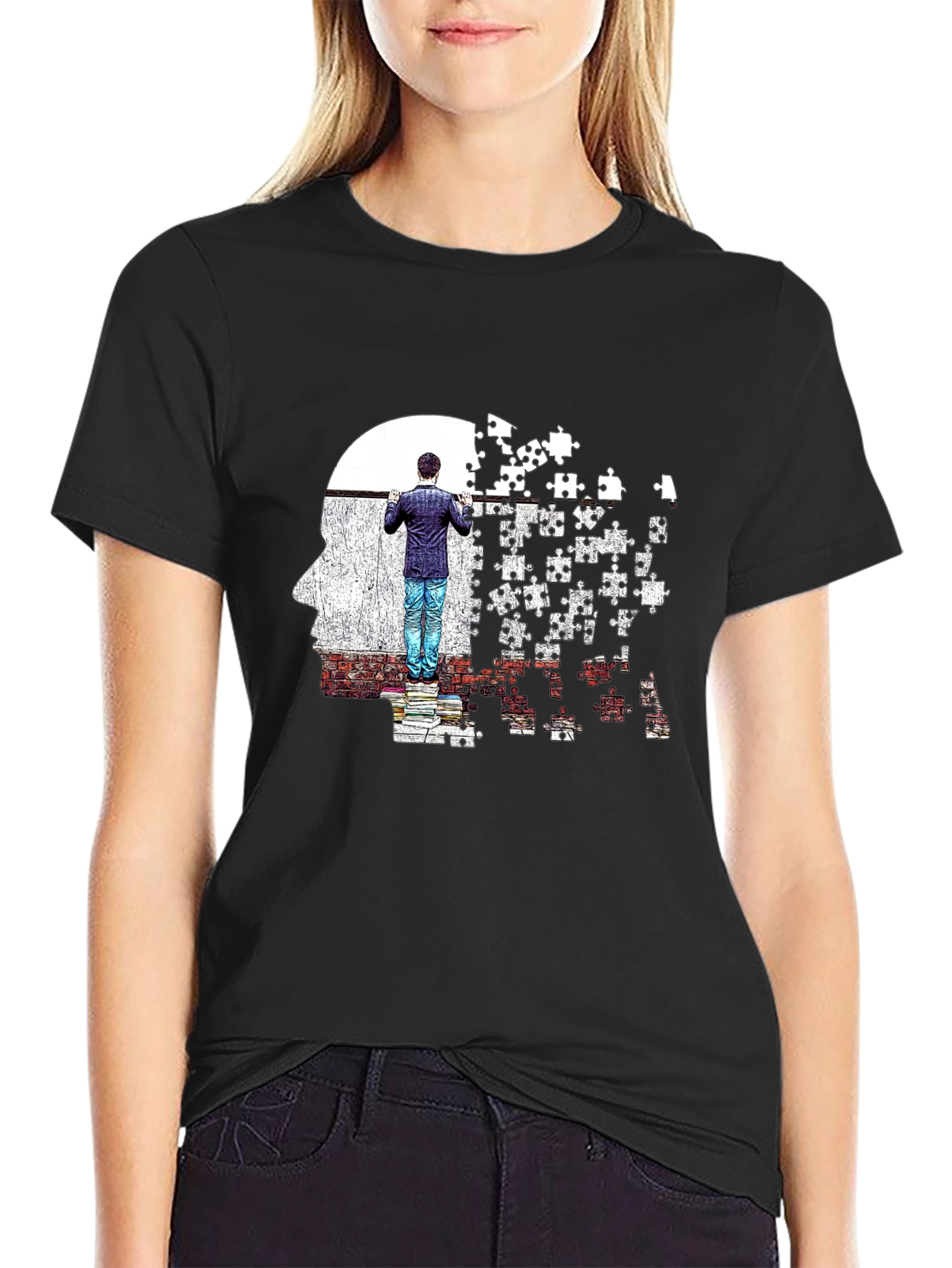 Puzzle Mind T-Shirt: Complete the Thought!