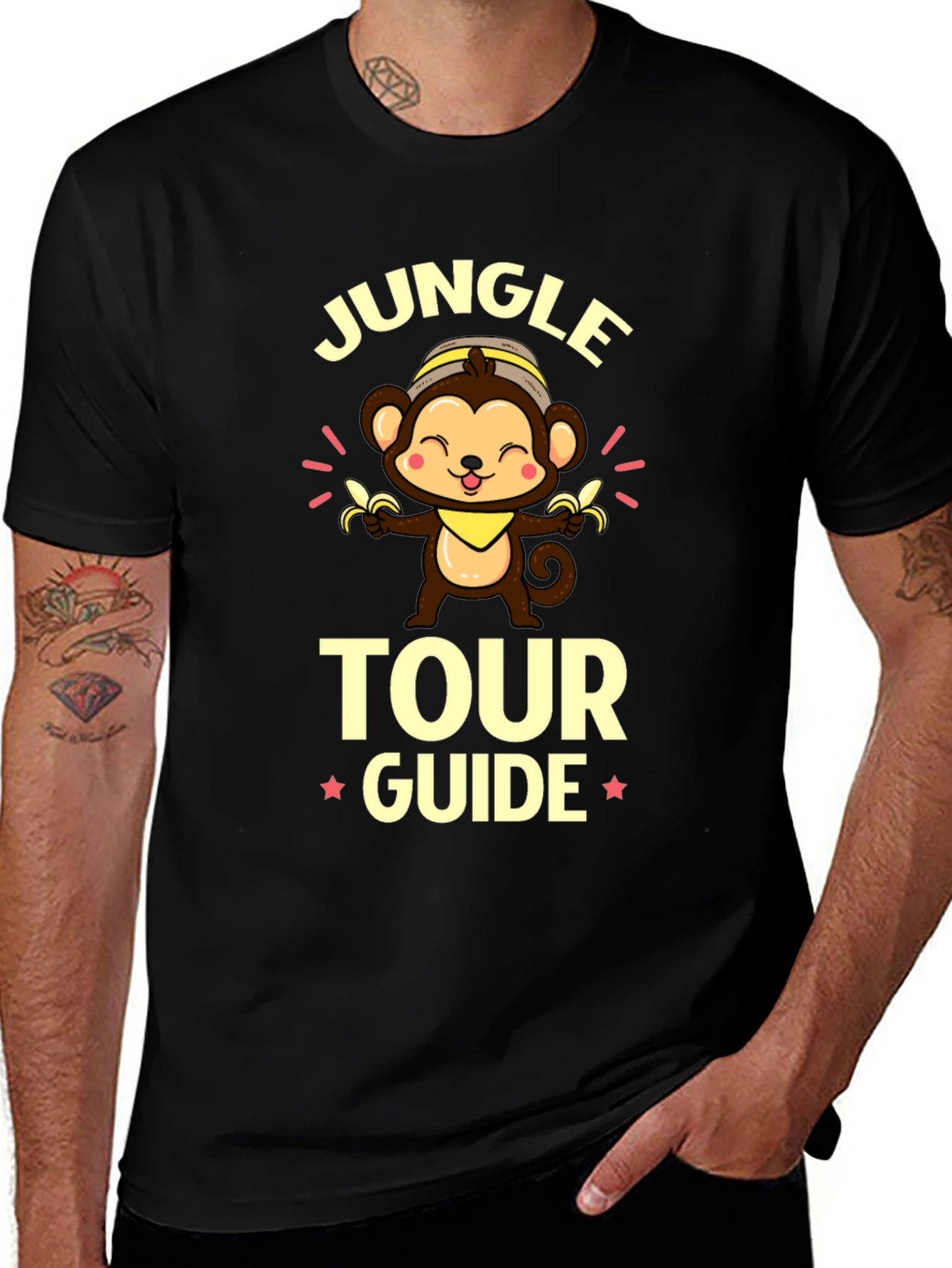 Jungle Tour Guide Monkey T-Shirt