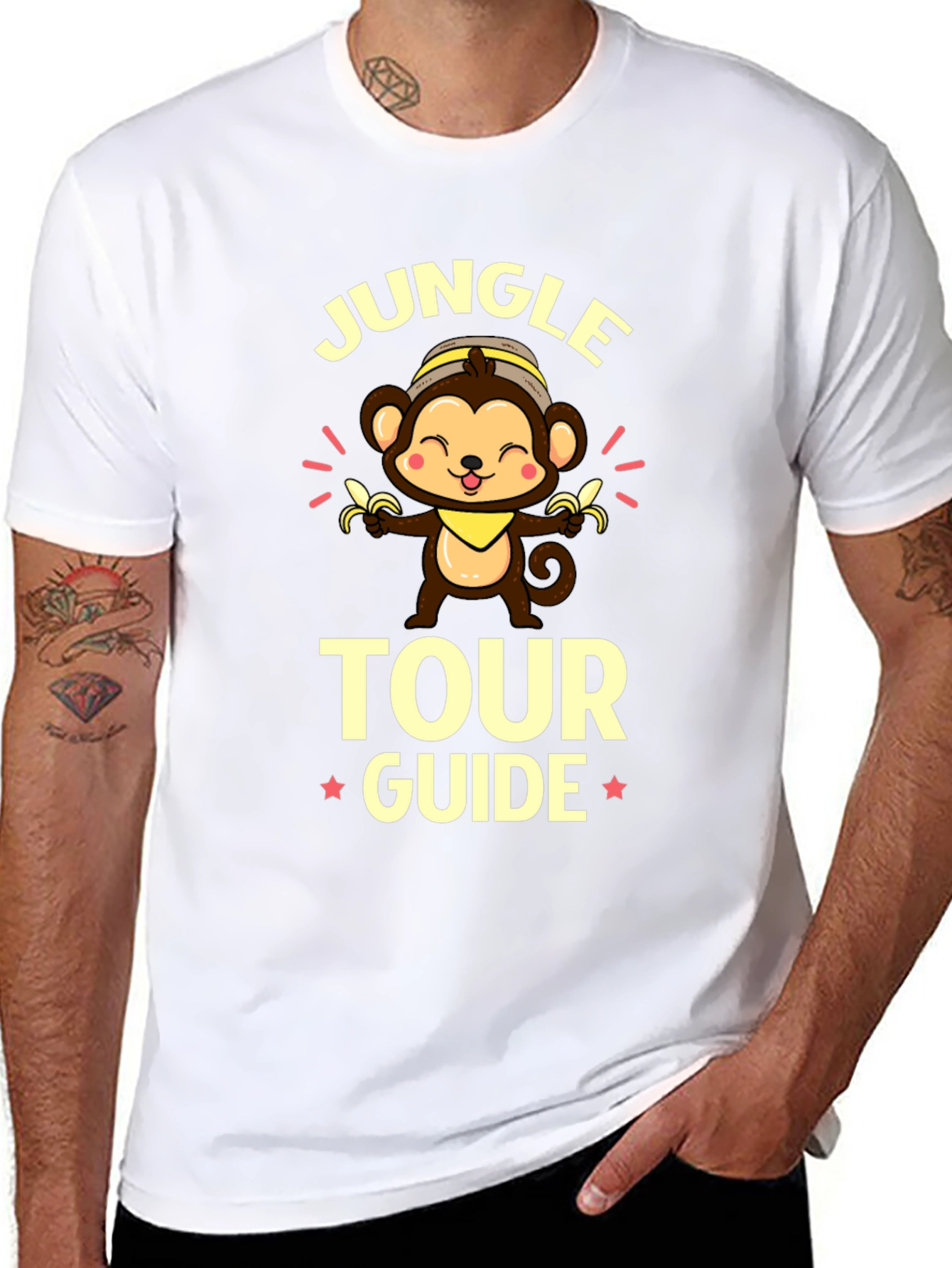 Jungle Tour Guide Monkey T-Shirt