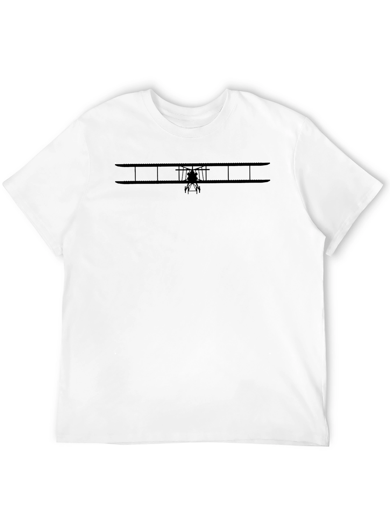 Black Airplane Graphic T-Shirt