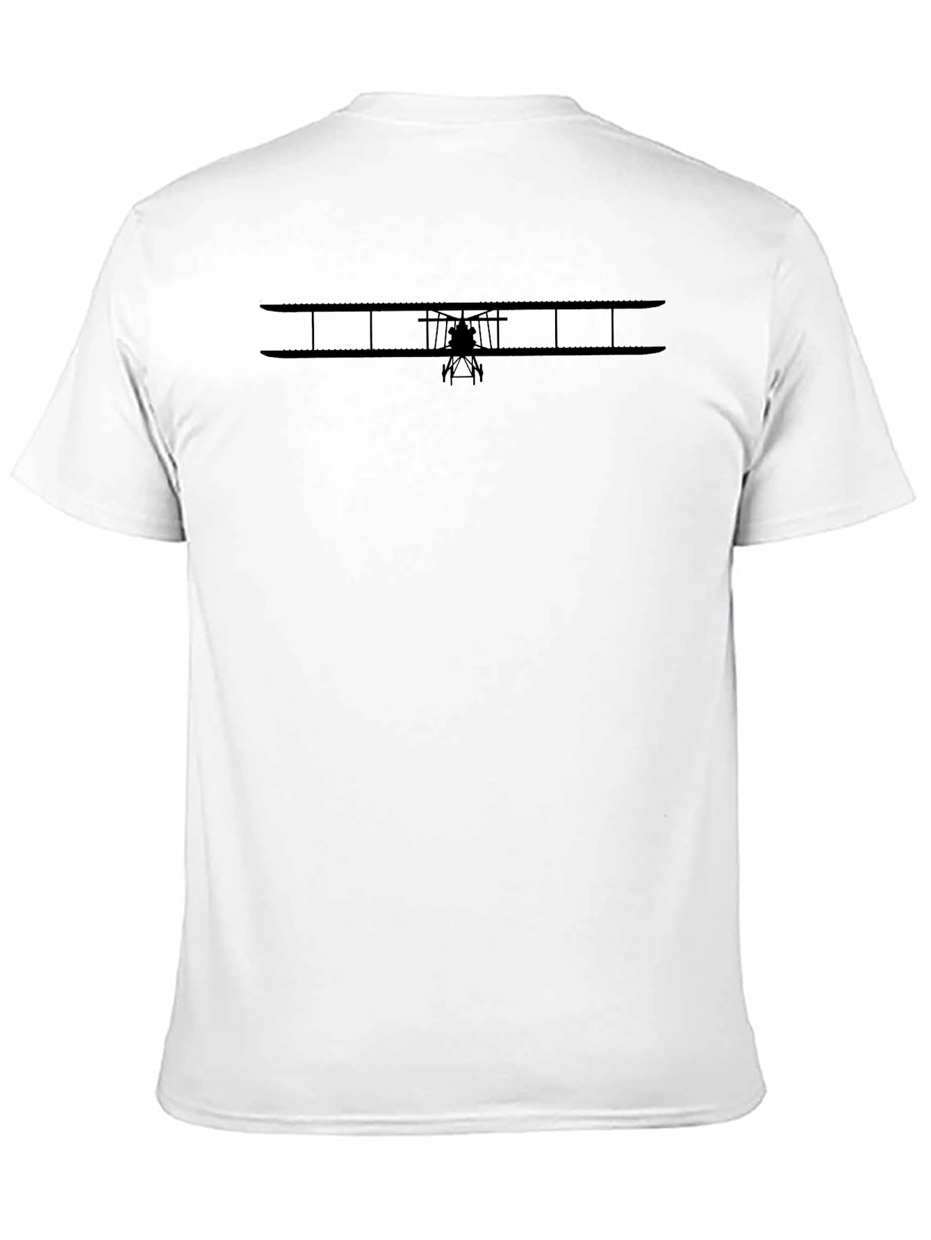 Black Airplane Graphic T-Shirt