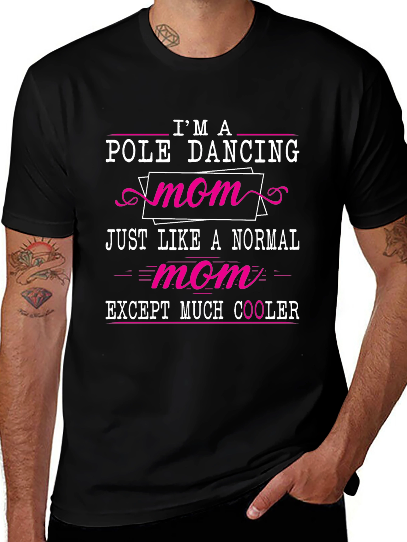Pole Dancing Mom Graphic Tee - Unique Gift