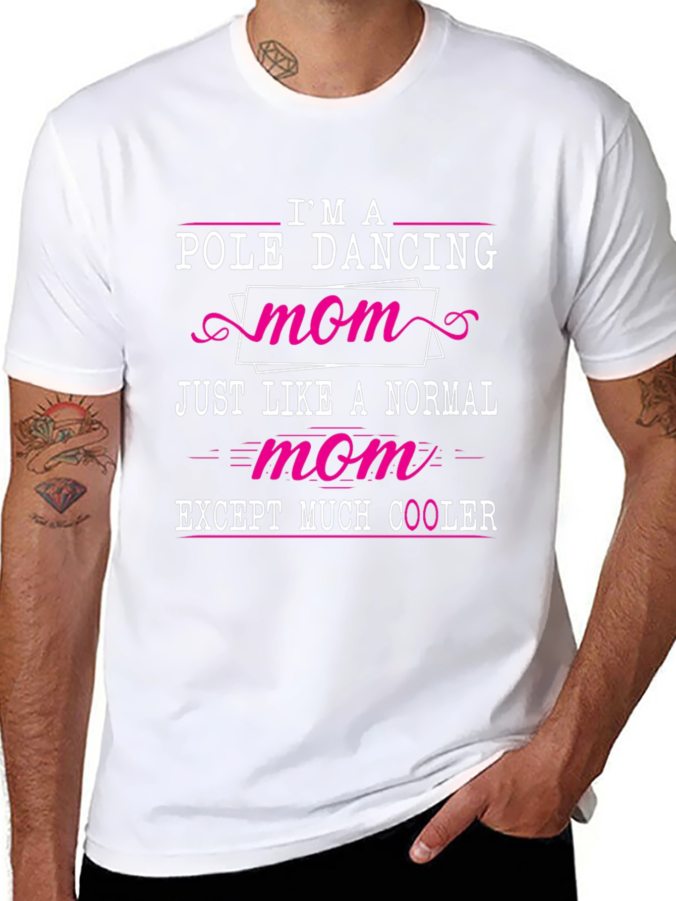 Pole Dancing Mom Graphic Tee - Unique Gift