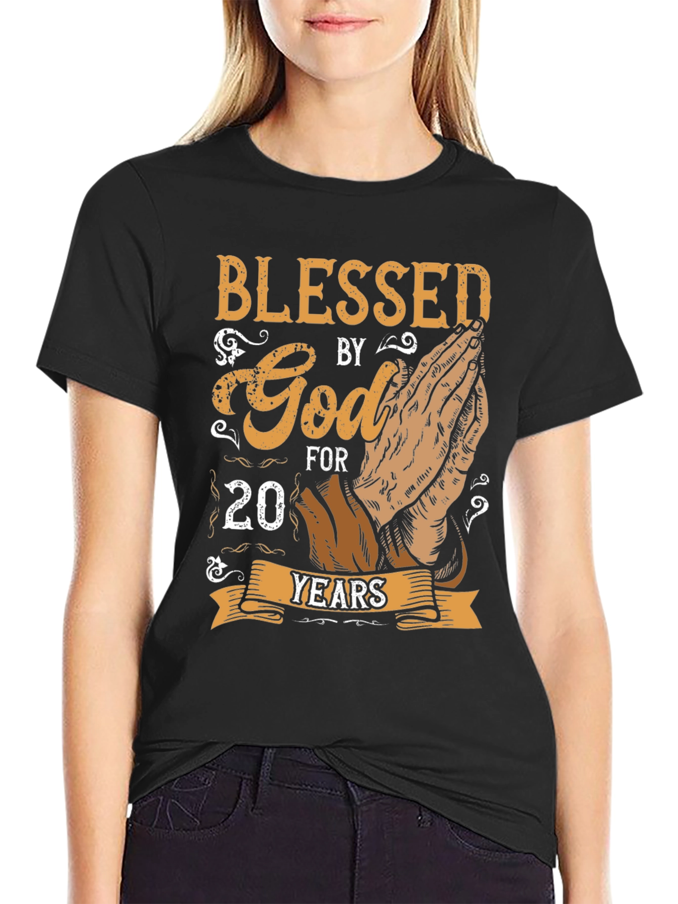 Blessed by God 20 Years T-Shirt