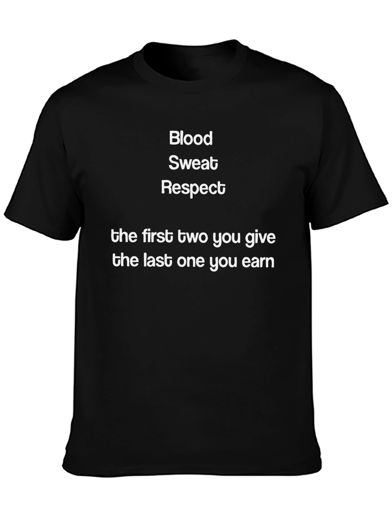 Blood Sweat Respect T-Shirt
