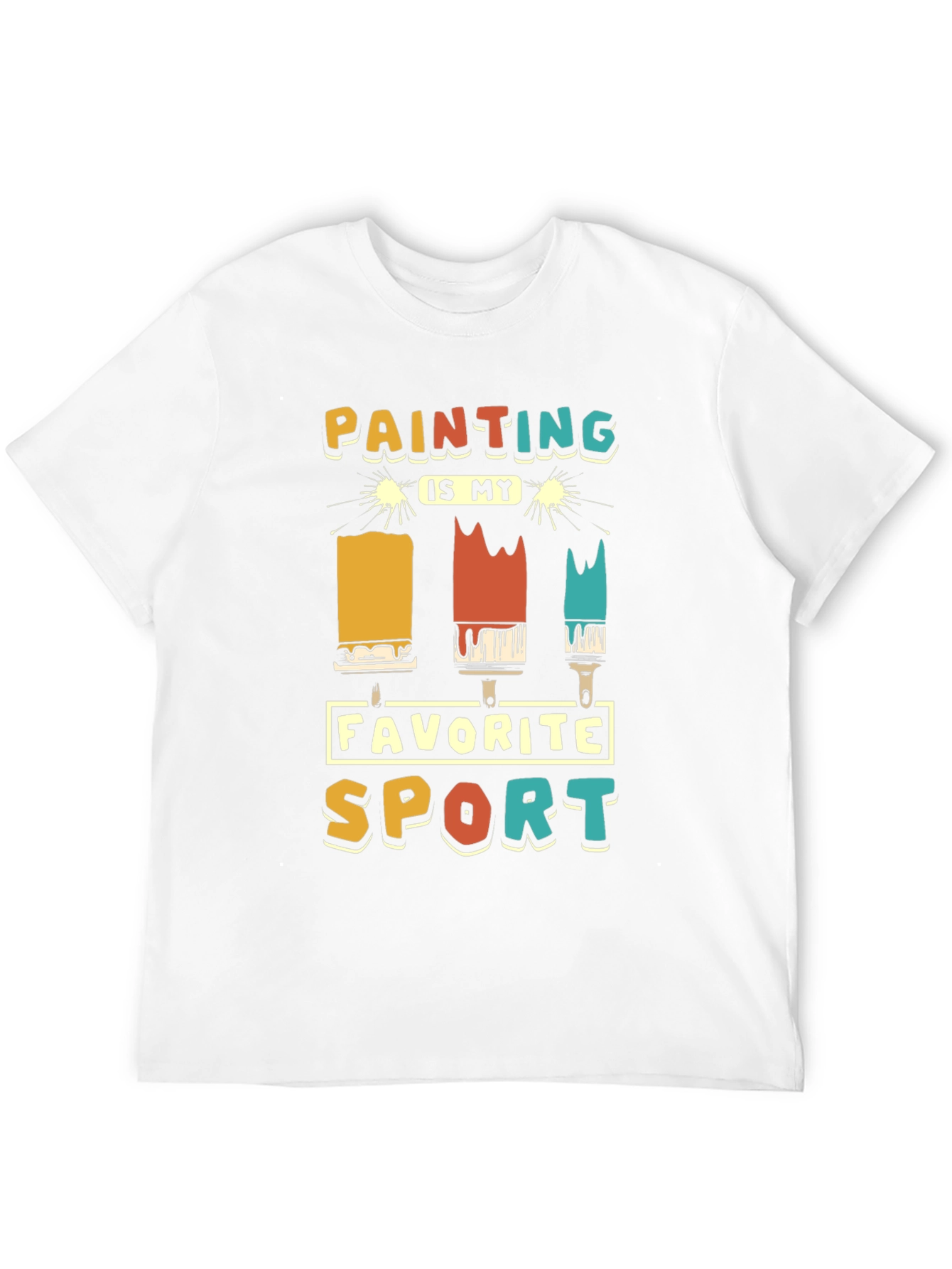 Painting is My Favorite Sport Graphic T-Shirt