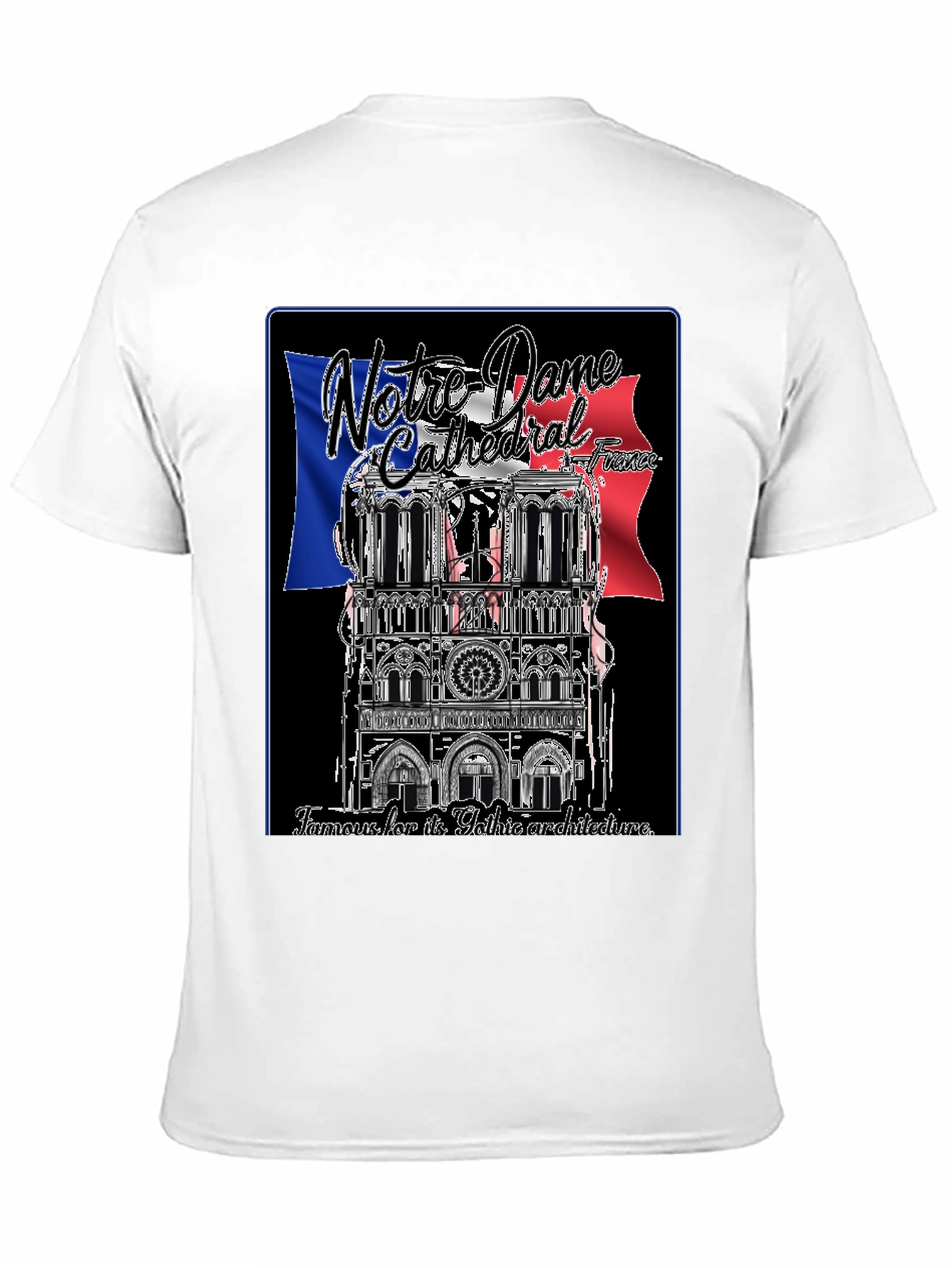 Notre Dame Cathedral France Graphic T-Shirt