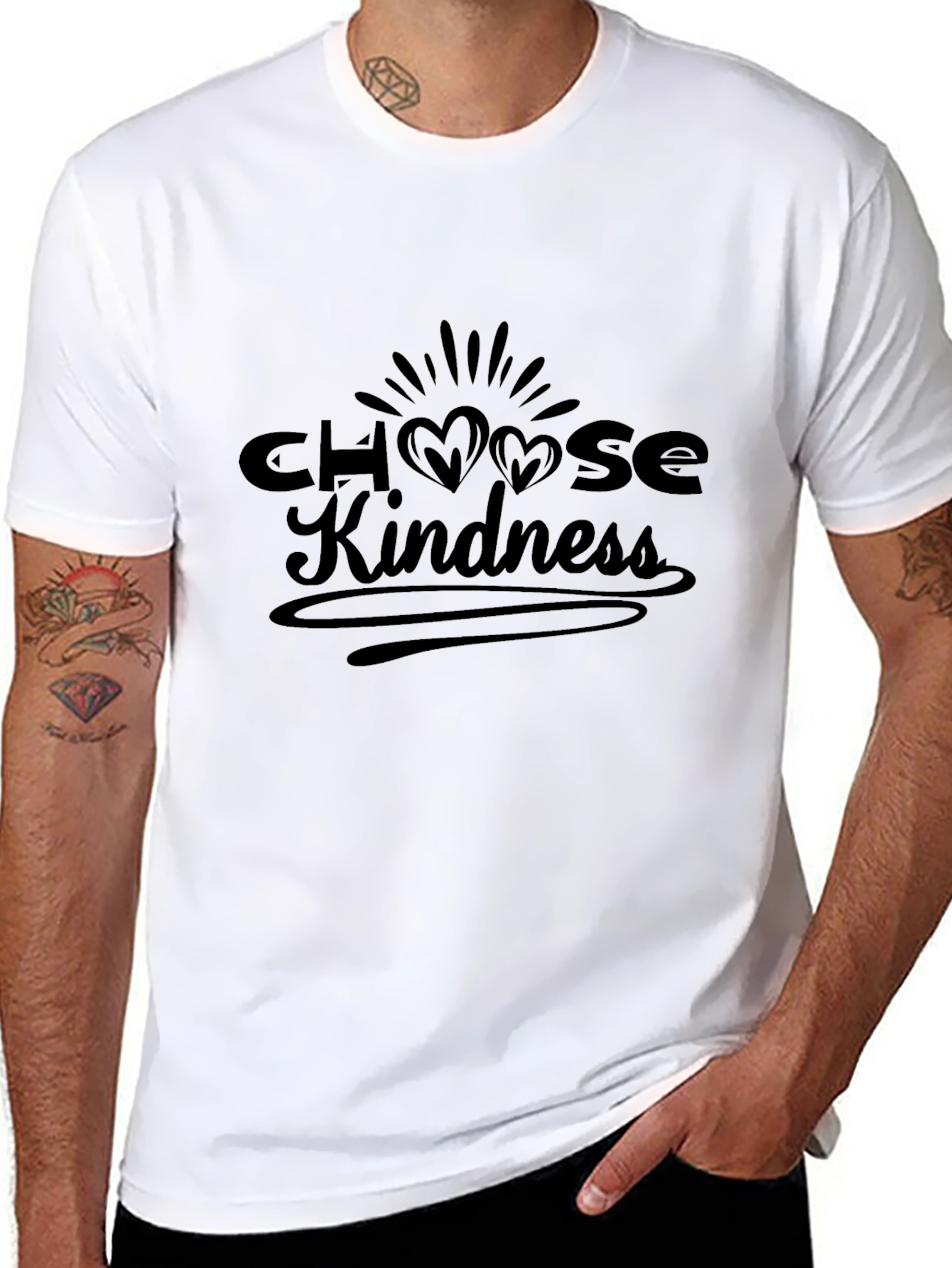 Choose Kindness Graphic Tee - Black