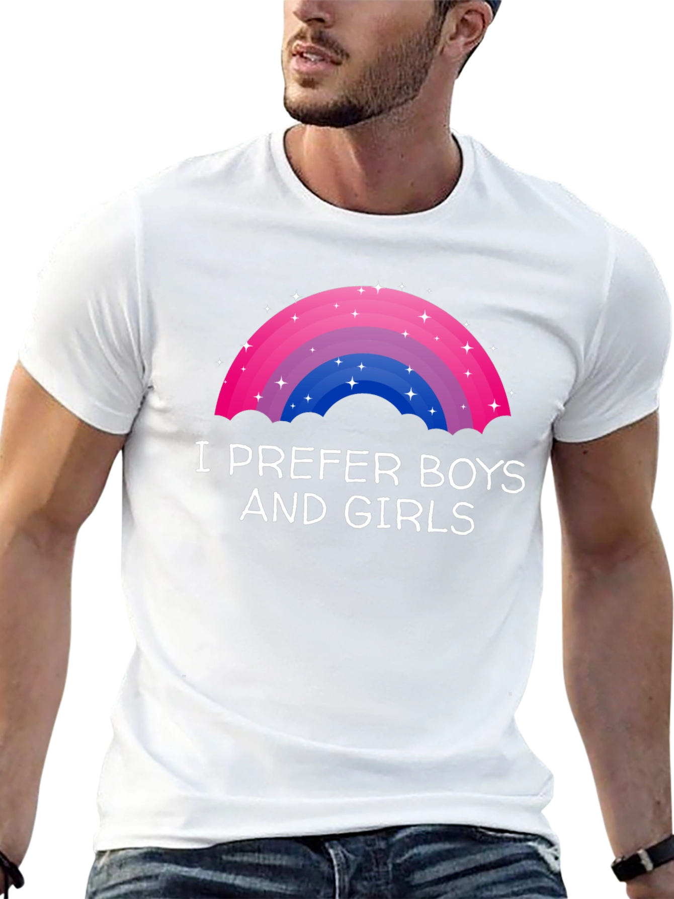 I Prefer Boys and Girls Bi Pride T-Shirt