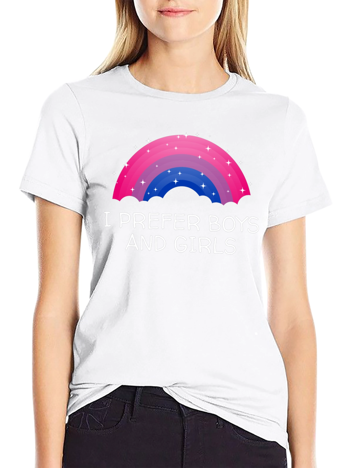 I Prefer Boys and Girls Bi Pride T-Shirt