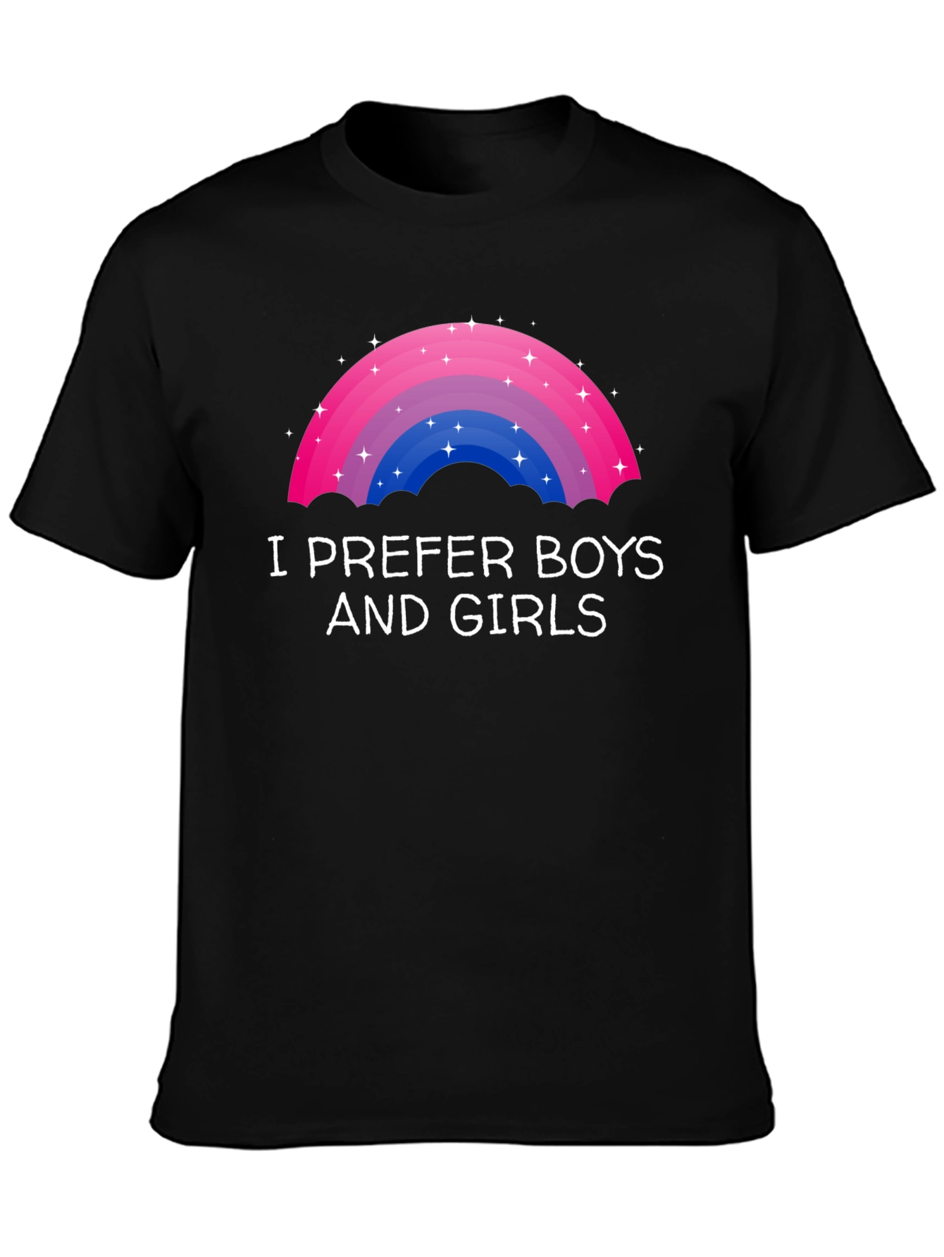 I Prefer Boys and Girls Bi Pride T-Shirt