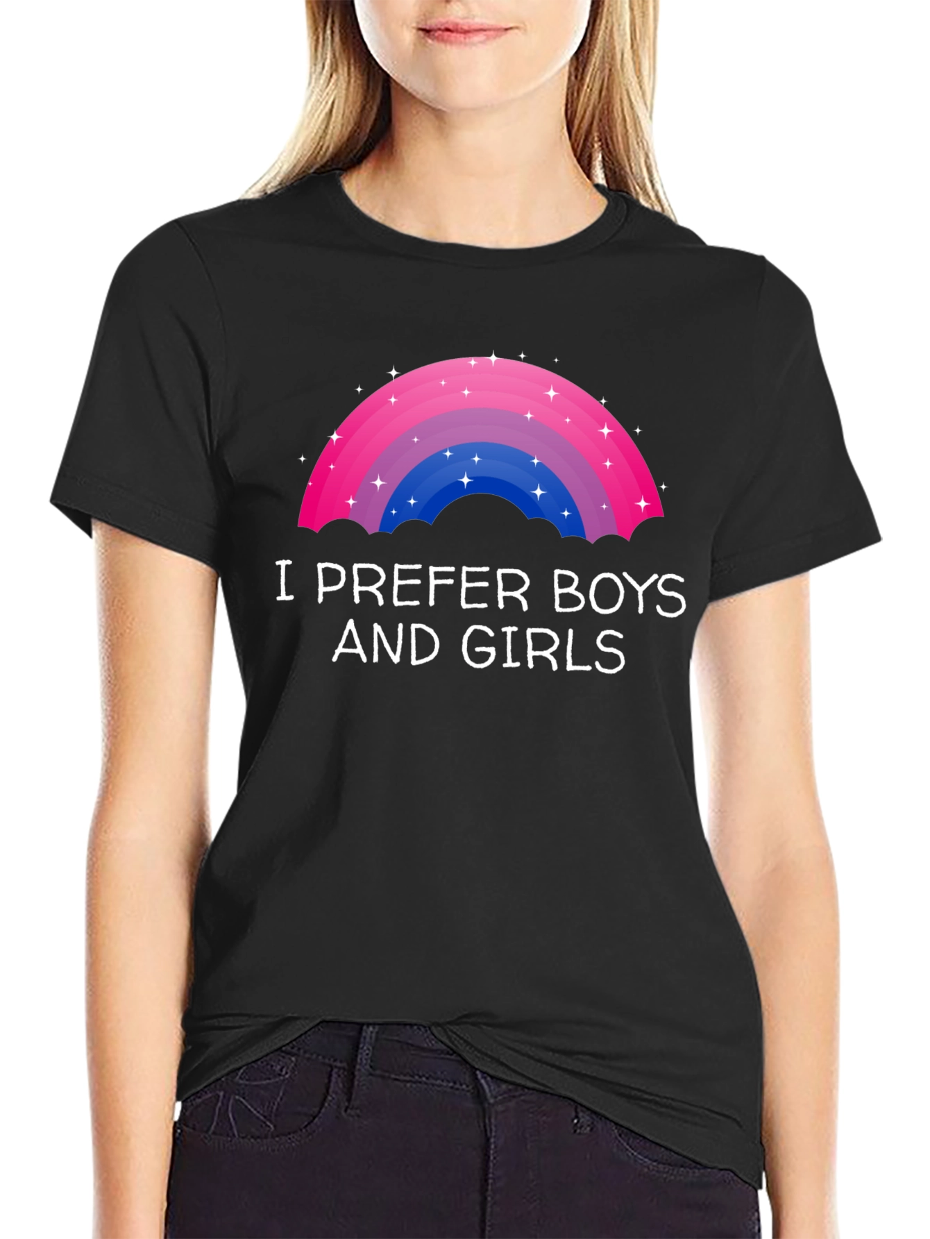 I Prefer Boys and Girls Bi Pride T-Shirt