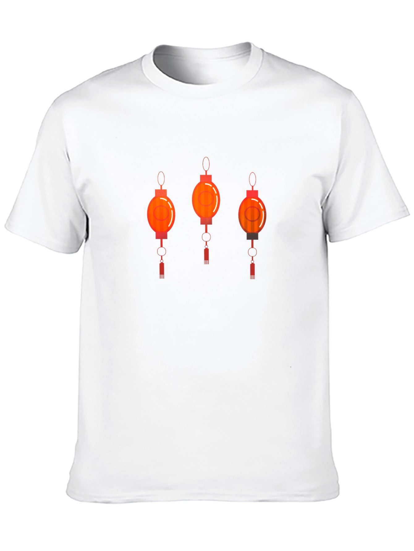 Lantern Graphic Tee - Stylish Crew Neck T-Shirt