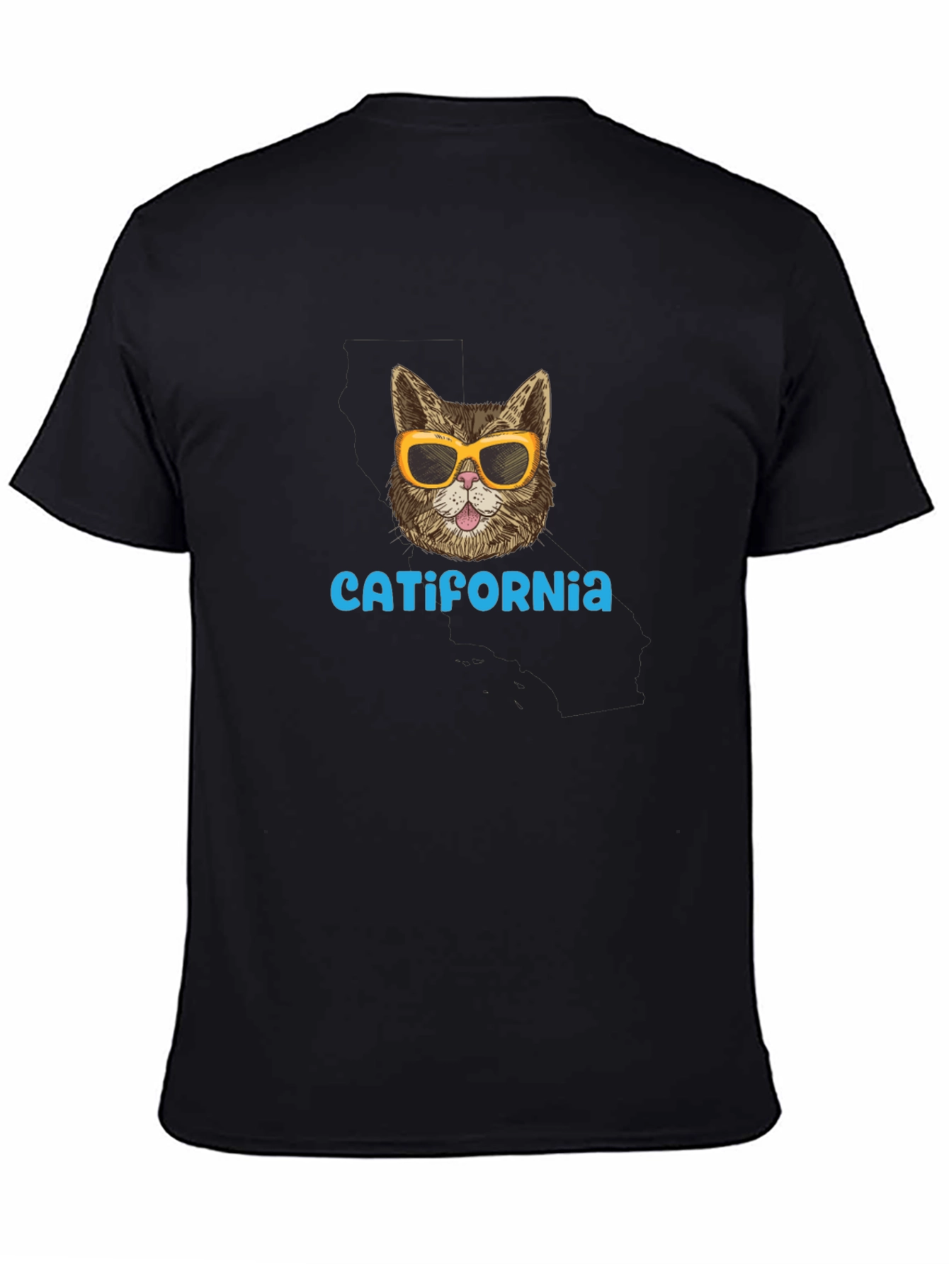 Catifornia T-Shirt - Cool Cat Graphic Tee