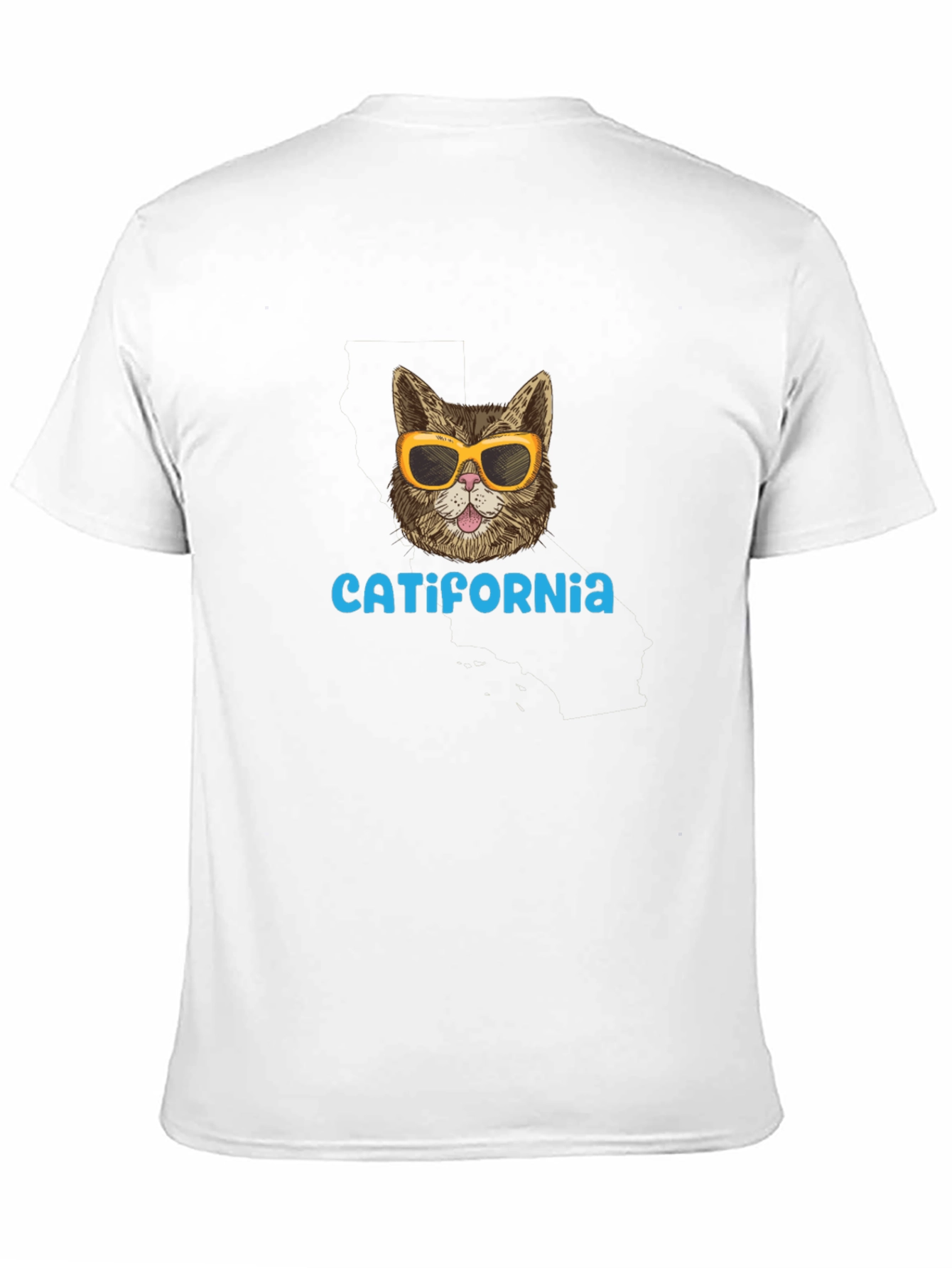 Catifornia T-Shirt - Cool Cat Graphic Tee