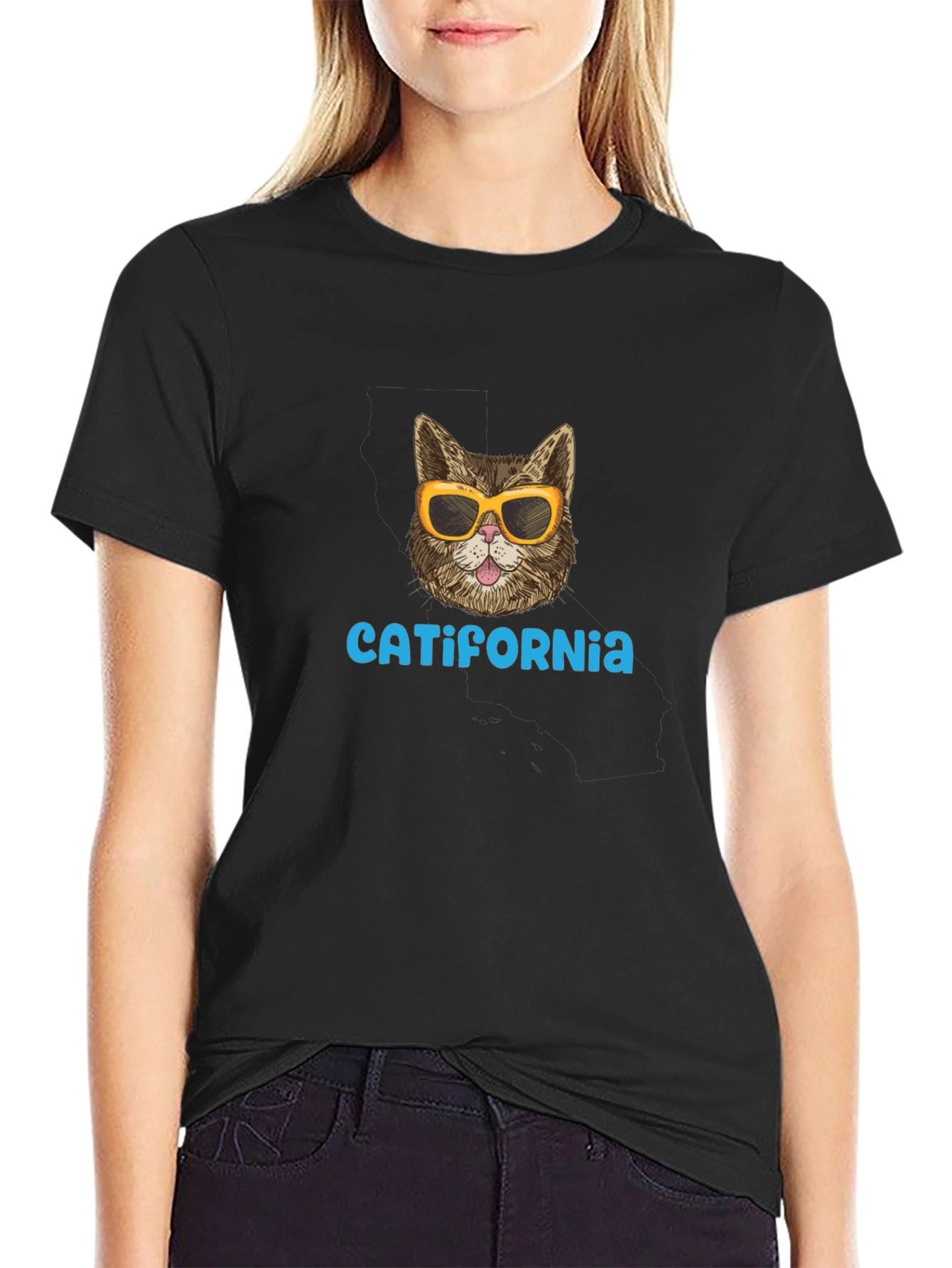Catifornia T-Shirt - Cool Cat Graphic Tee