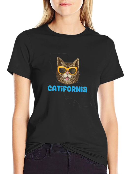 Catifornia T-Shirt - Cool Cat Graphic Tee