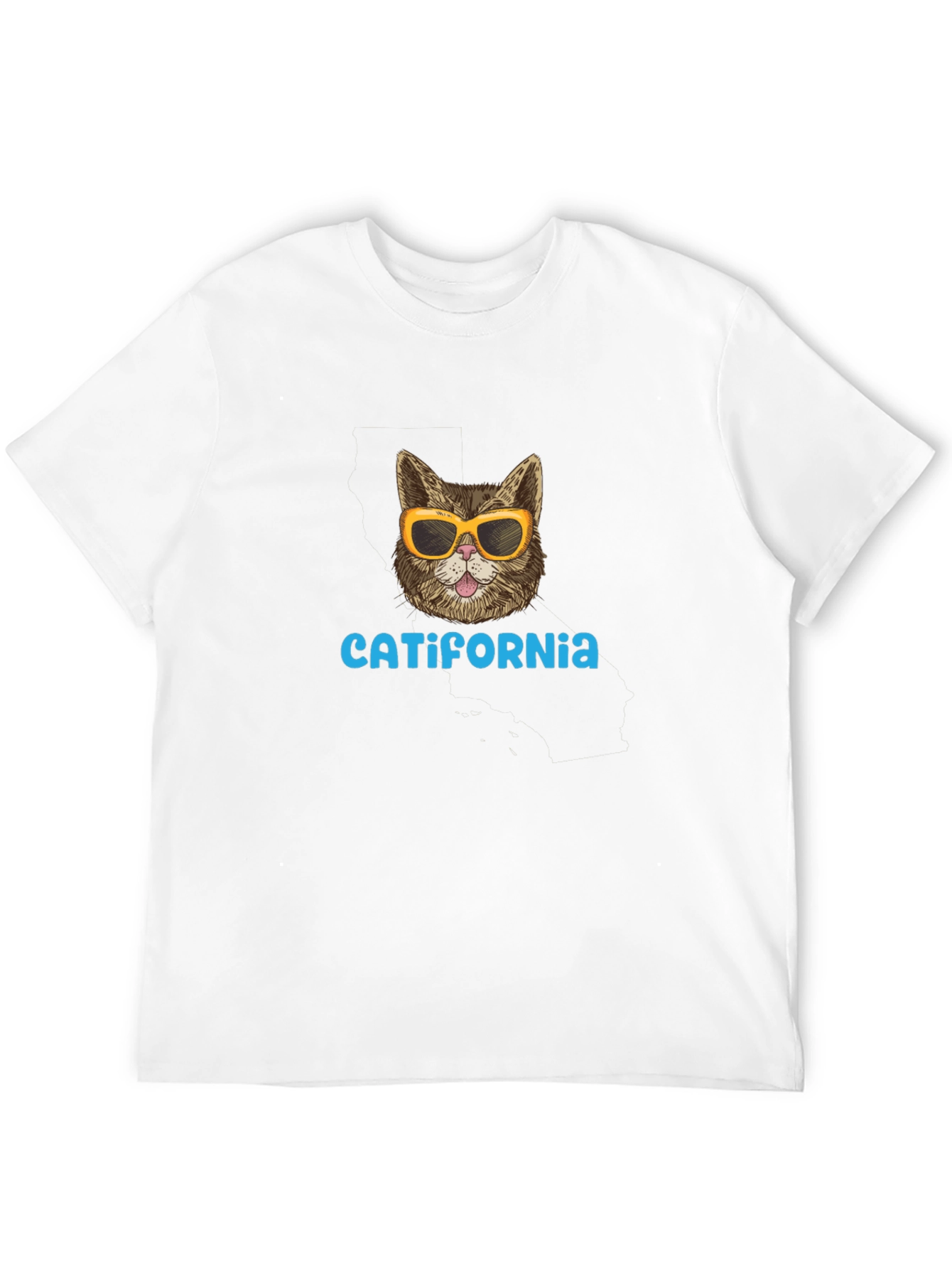 Catifornia T-Shirt - Cool Cat Graphic Tee