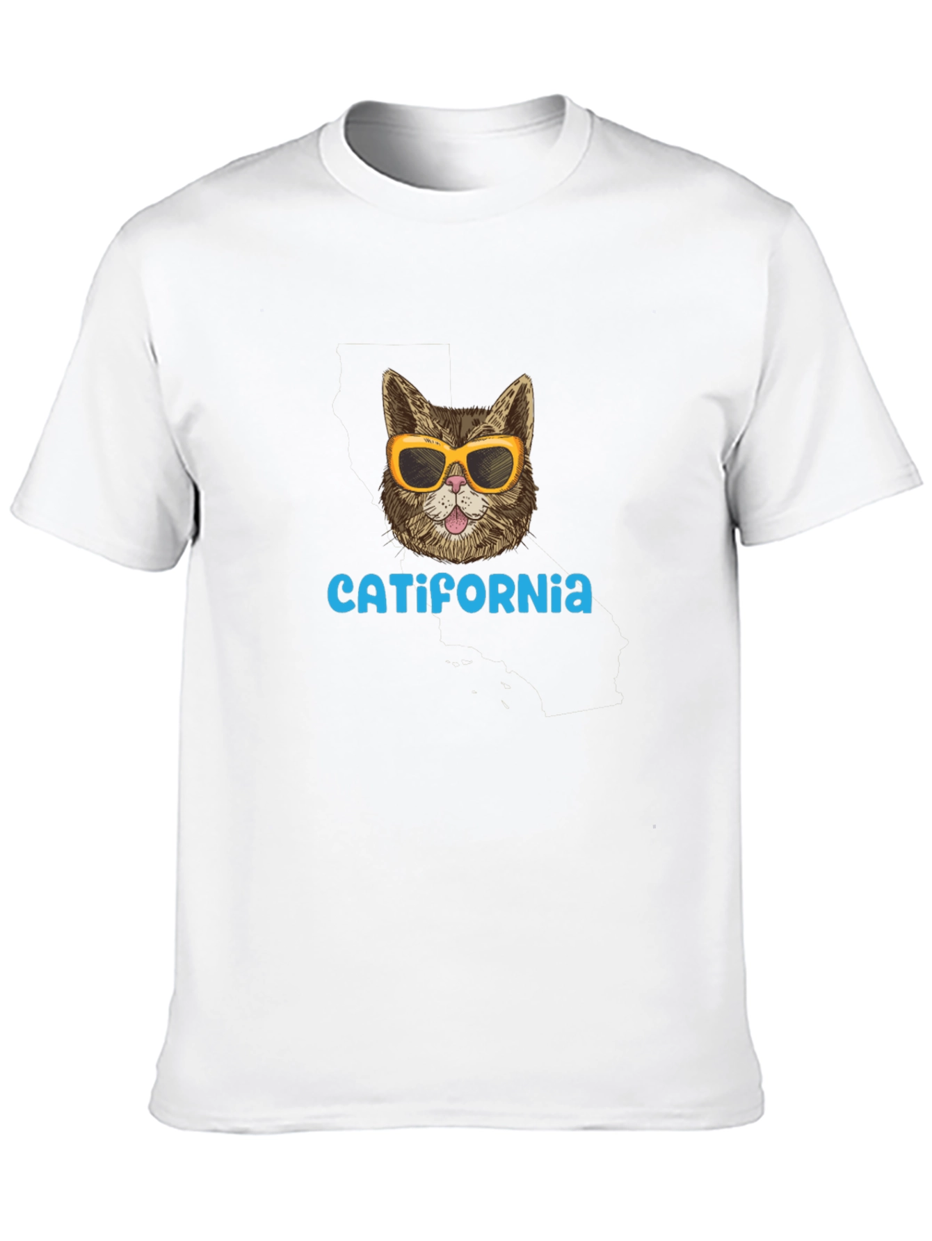 Catifornia T-Shirt - Cool Cat Graphic Tee