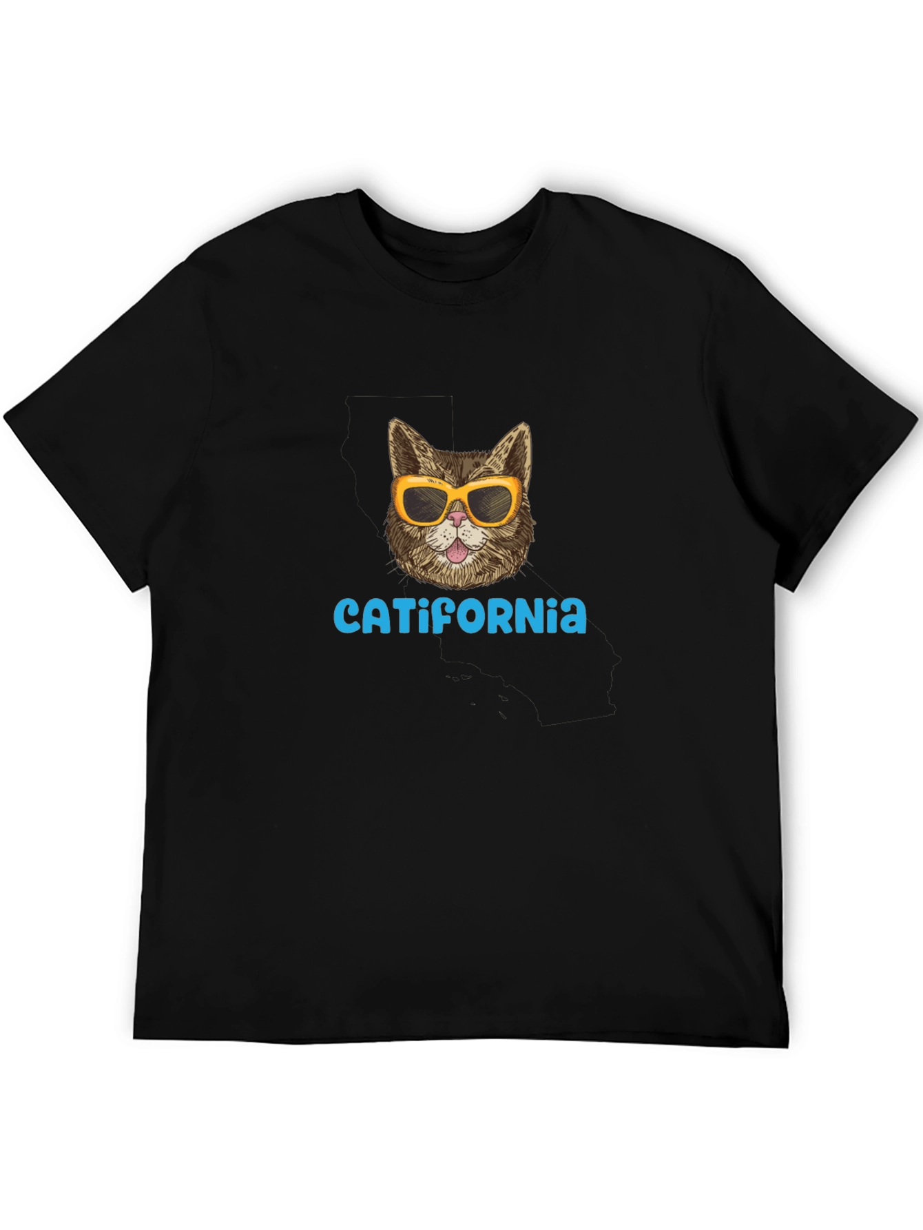 Catifornia T-Shirt - Cool Cat Graphic Tee