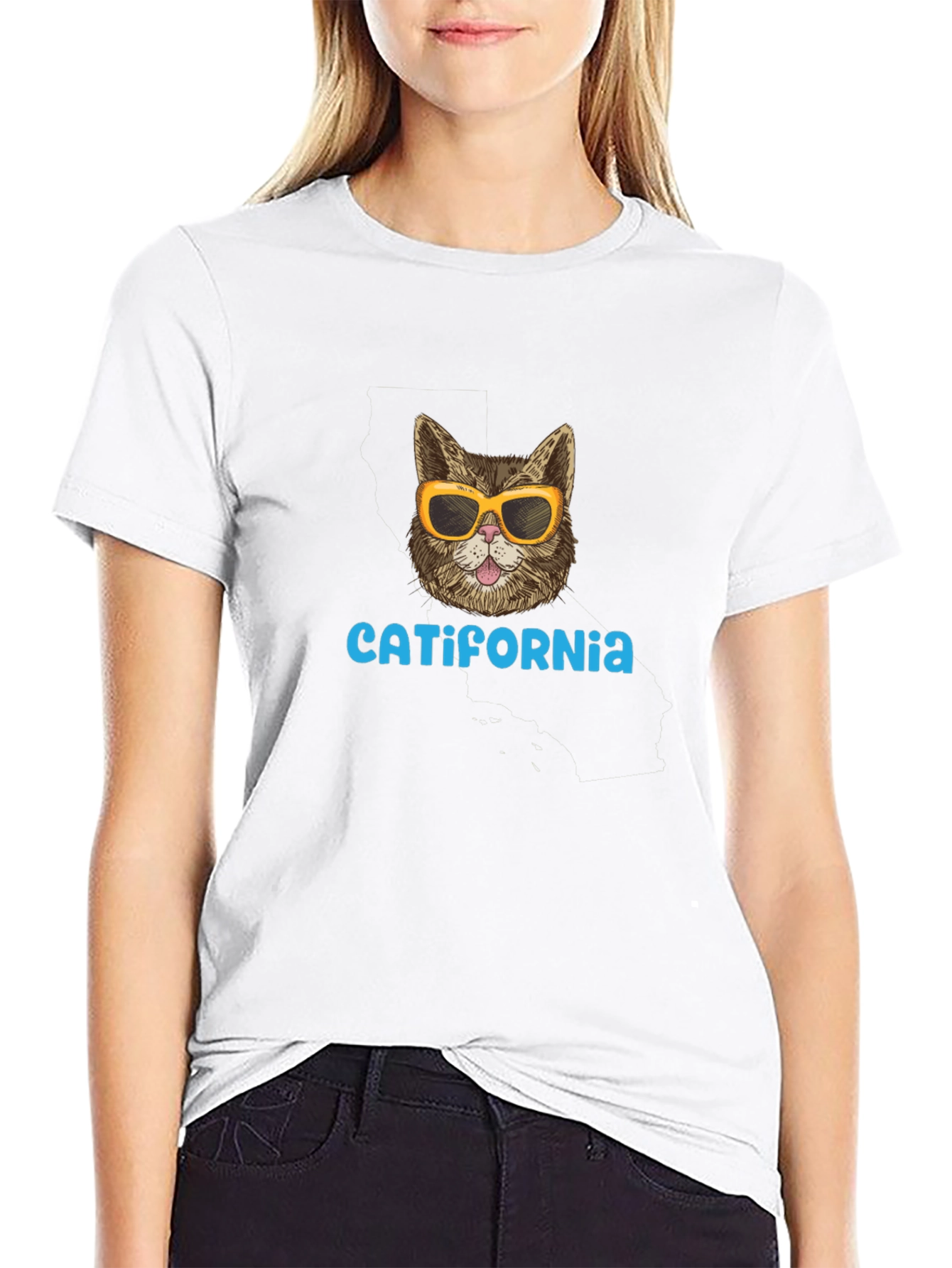 Catifornia T-Shirt - Cool Cat Graphic Tee