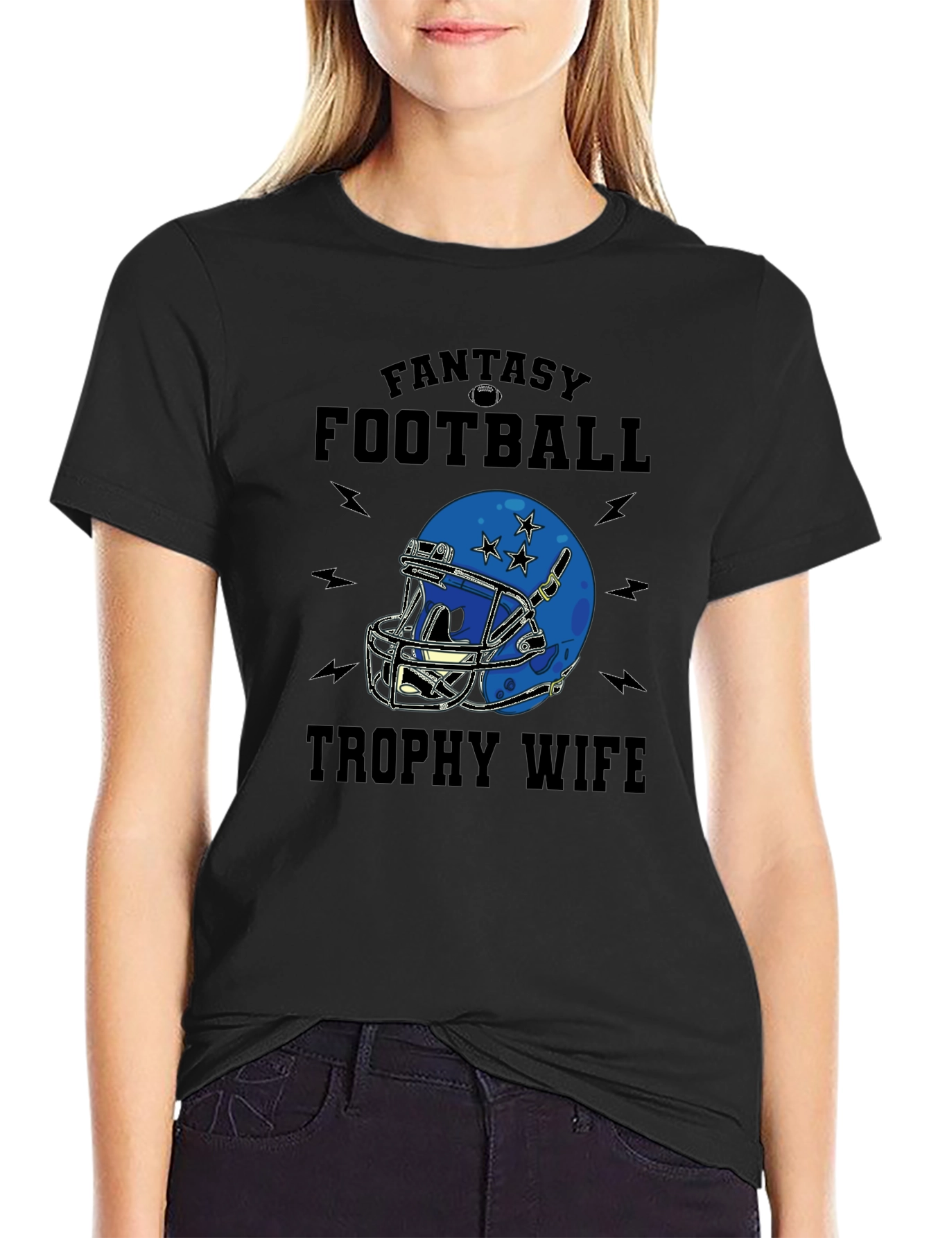 Fantasy Football Trophy Wife Graphic Tee