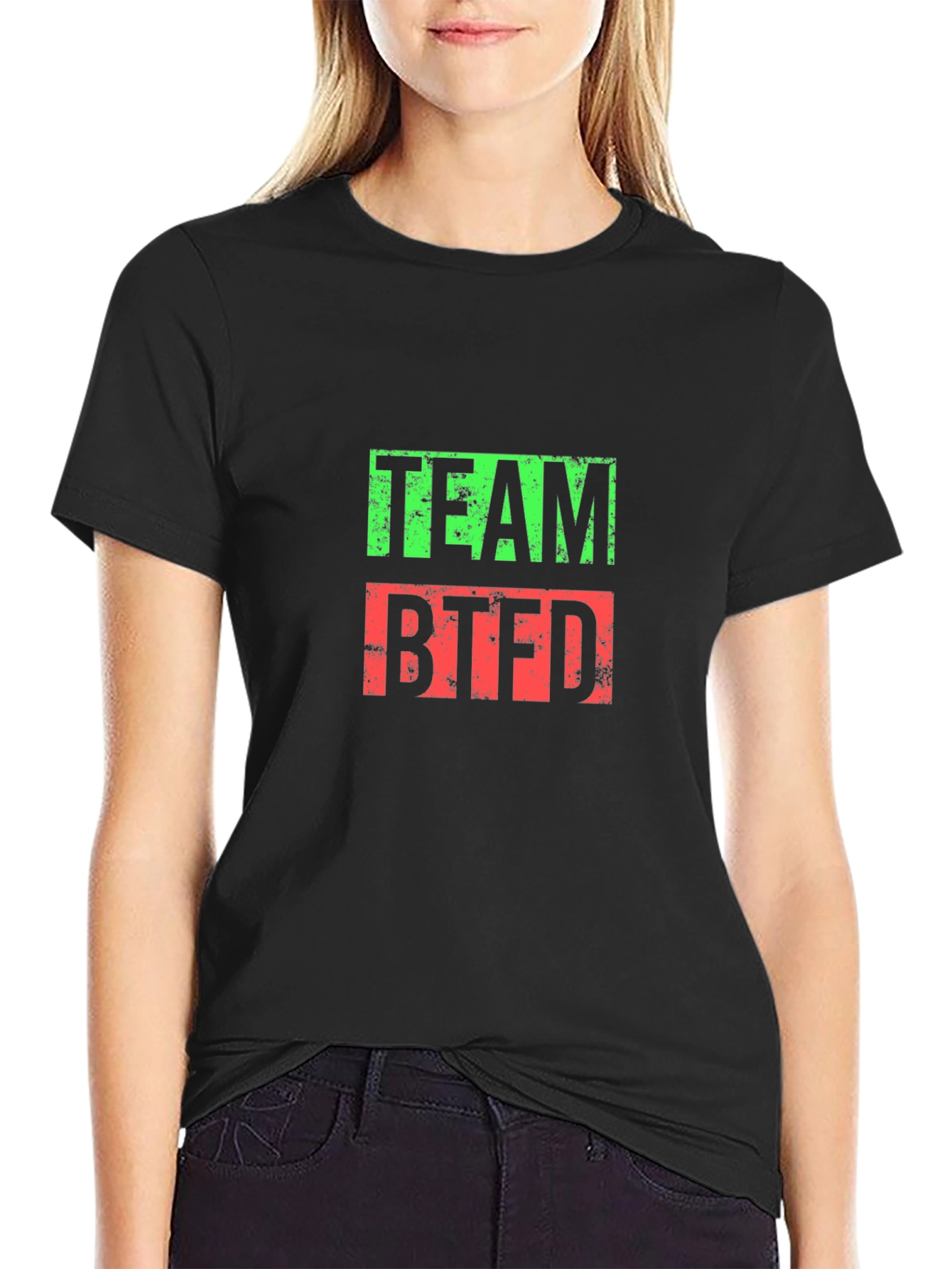 Team BTFD Graphic Tee - Bold Black T-Shirt