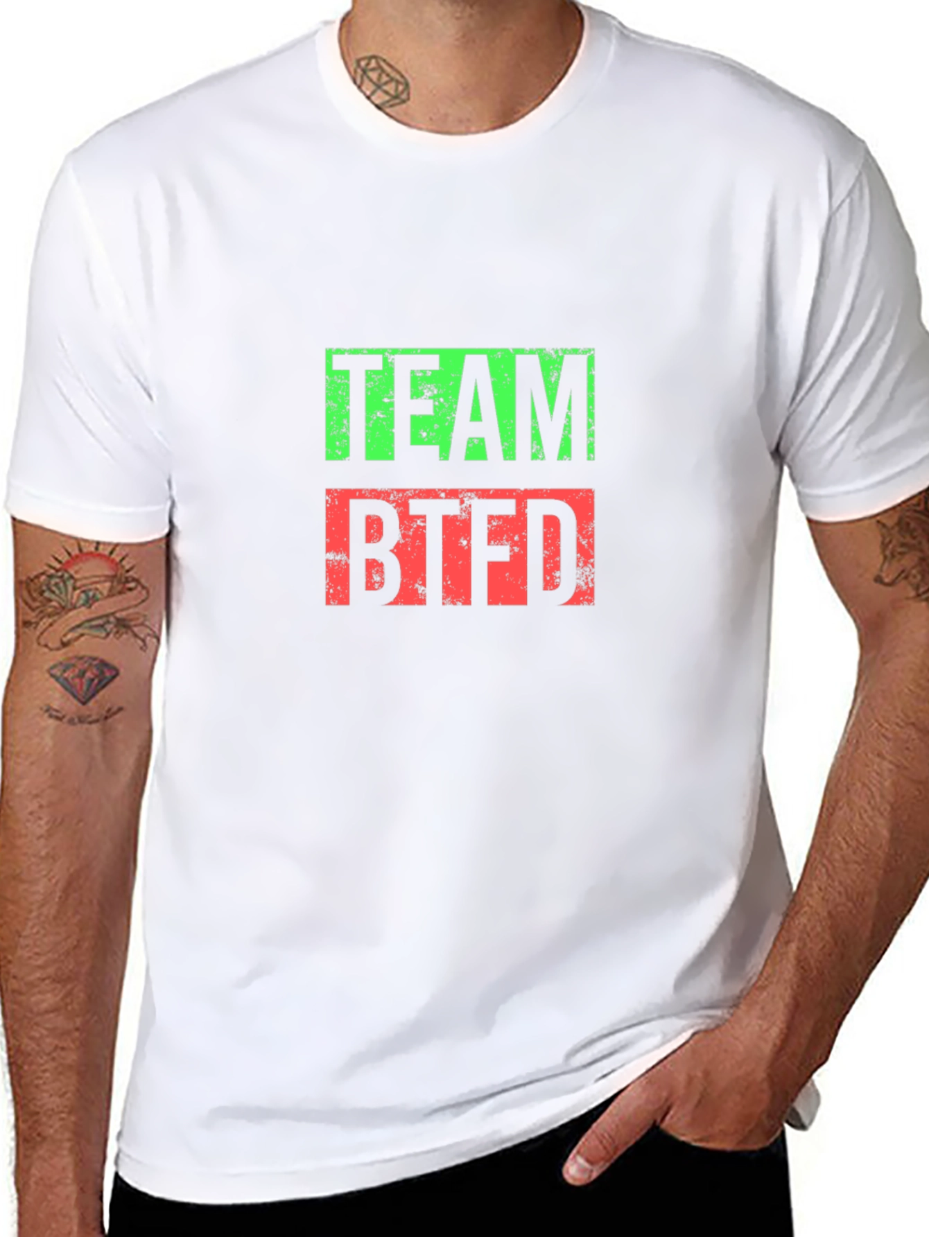 Team BTFD Graphic Tee - Bold Black T-Shirt
