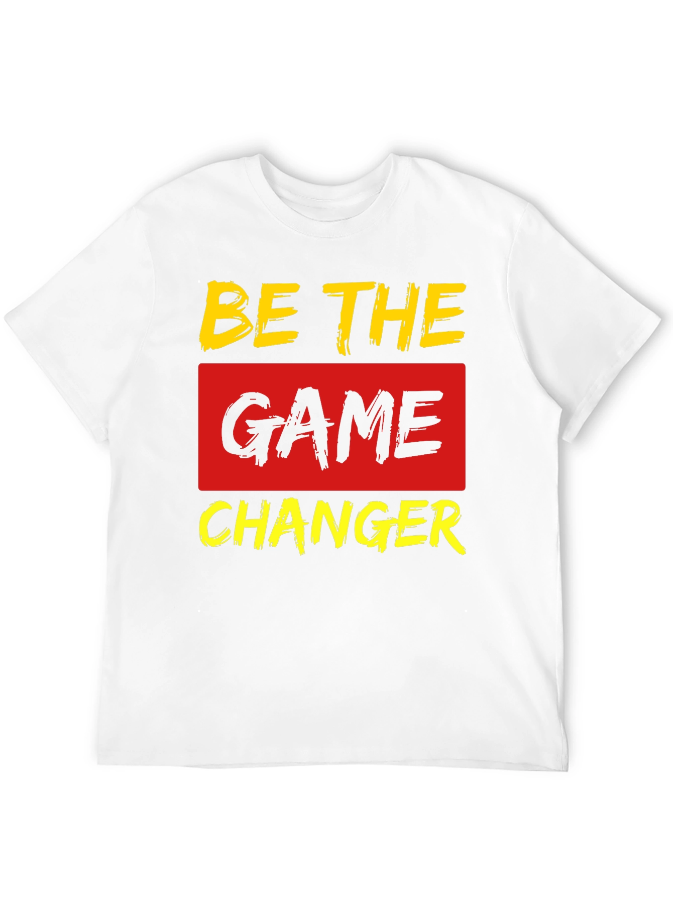 Be The Game Changer Black Graphic T-Shirt