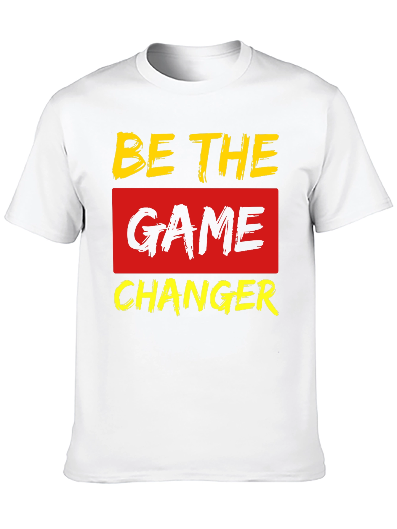 Be The Game Changer Black Graphic T-Shirt