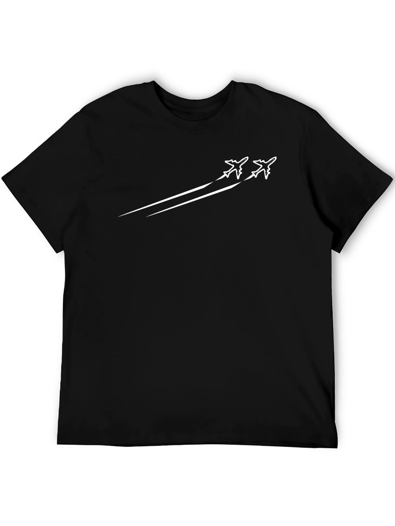Jet Fighter Graphic Tee - Black