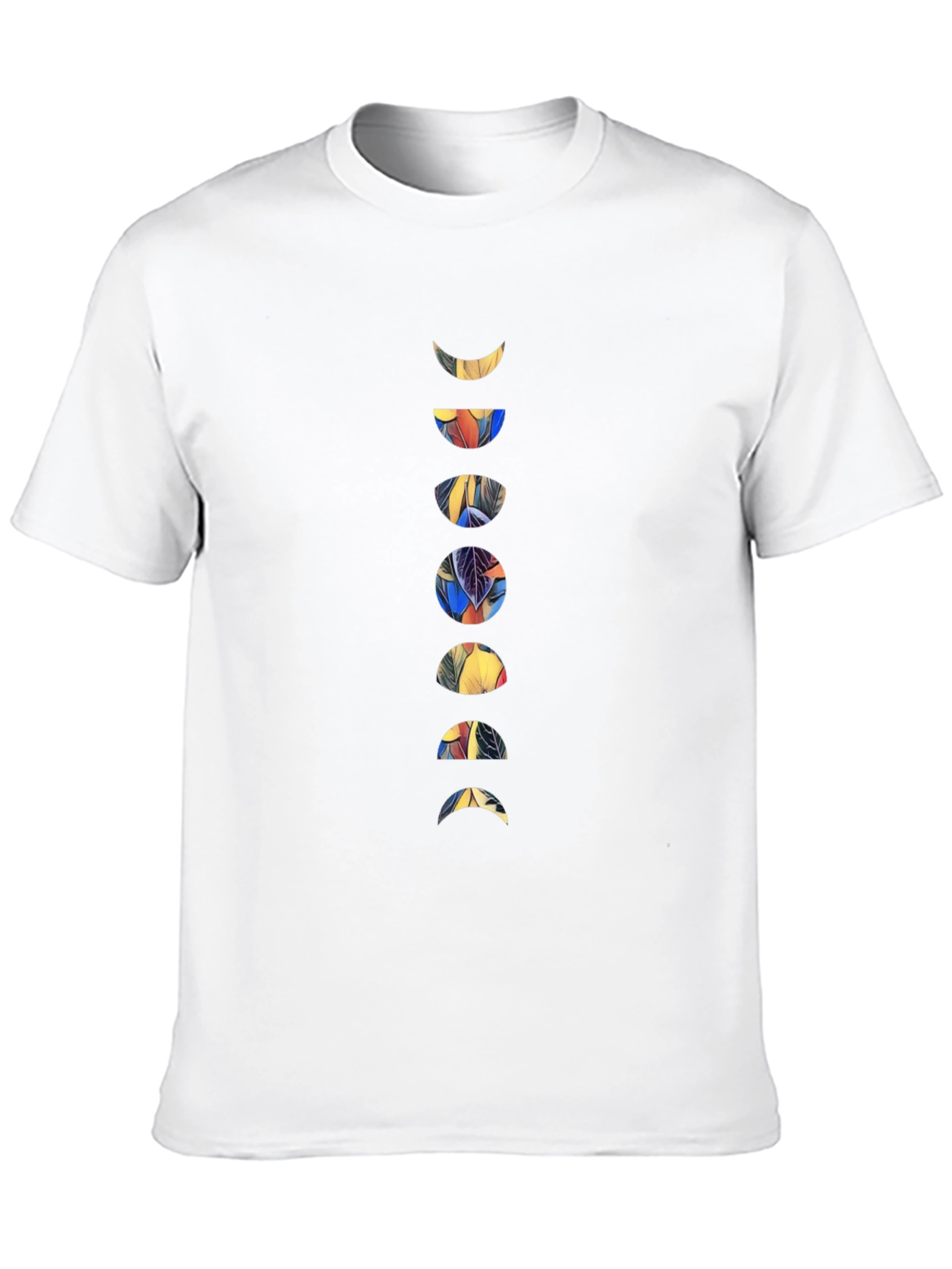 Moon Phases Graphic Black T-Shirt