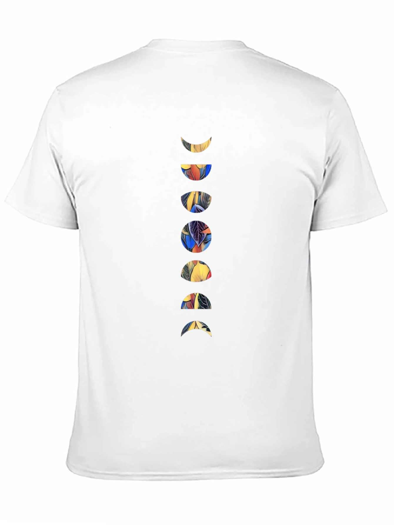 Moon Phases Graphic Black T-Shirt